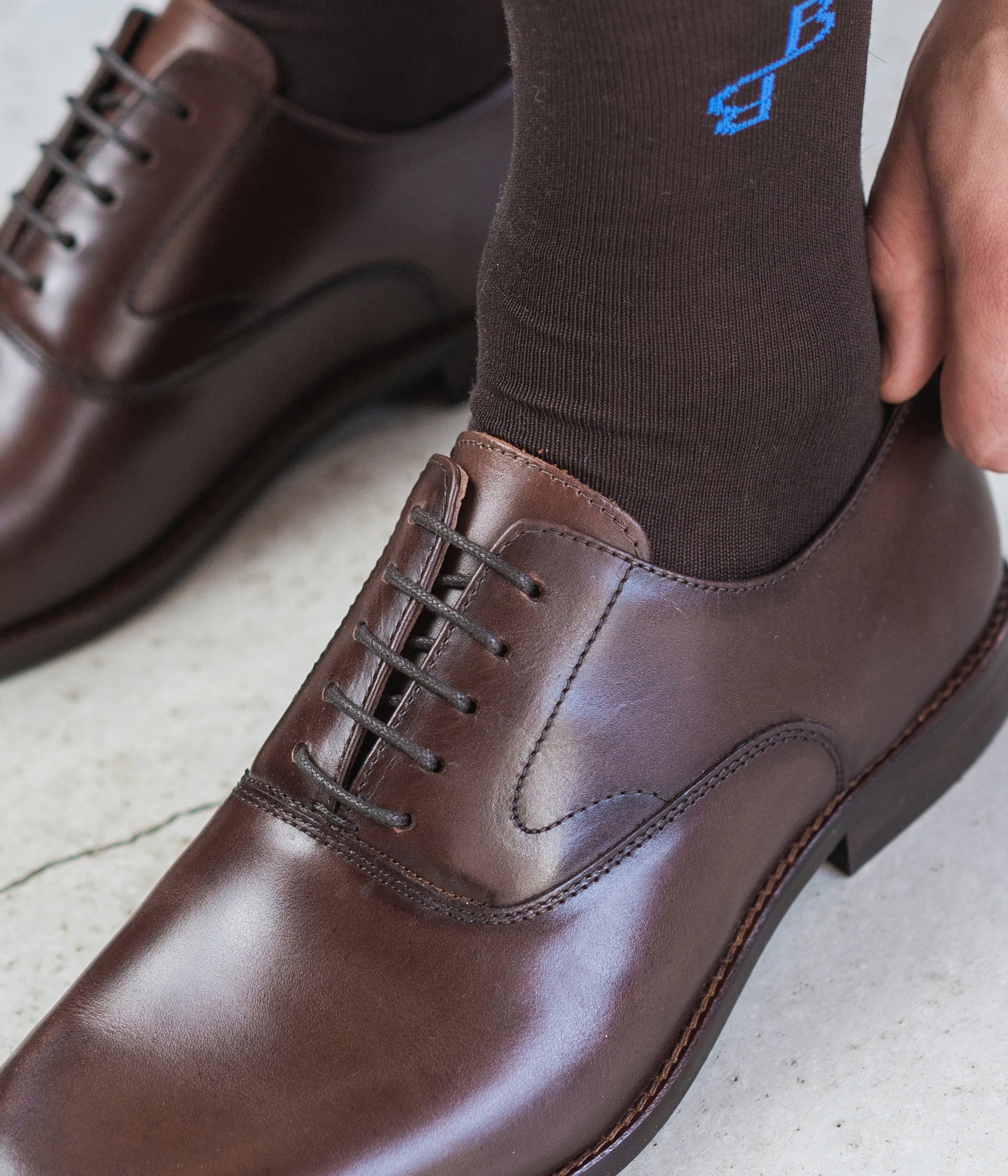 RICHELIEU LUCIAN MARRON Chaussures de ville Homme Bocage