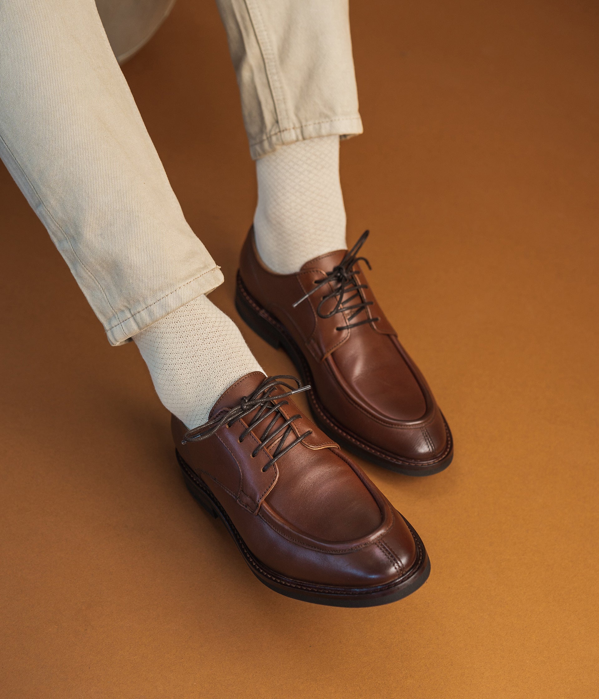 DERBY TOURTAN CAFE Chaussures de ville Homme Bocage