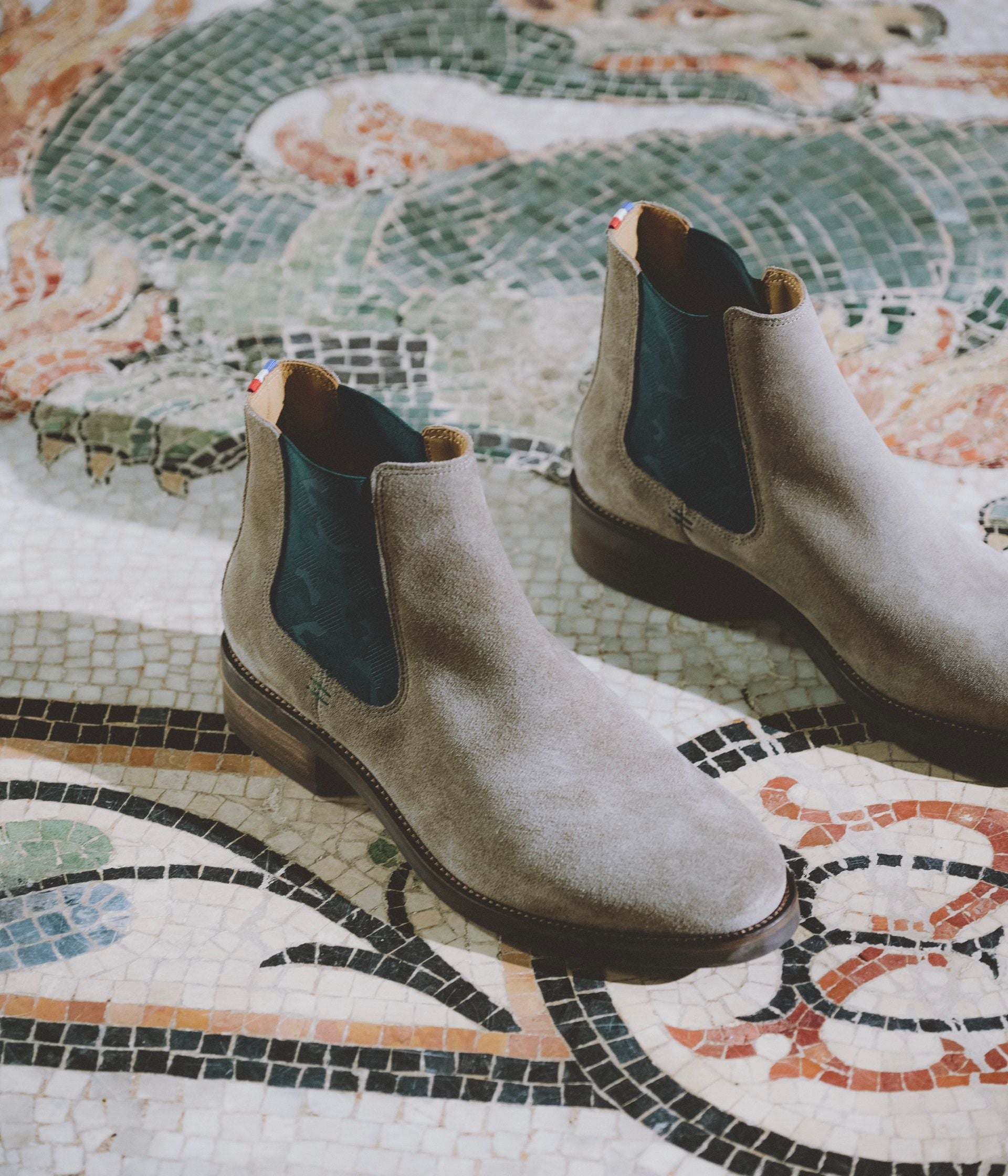 Boots sales homme beige