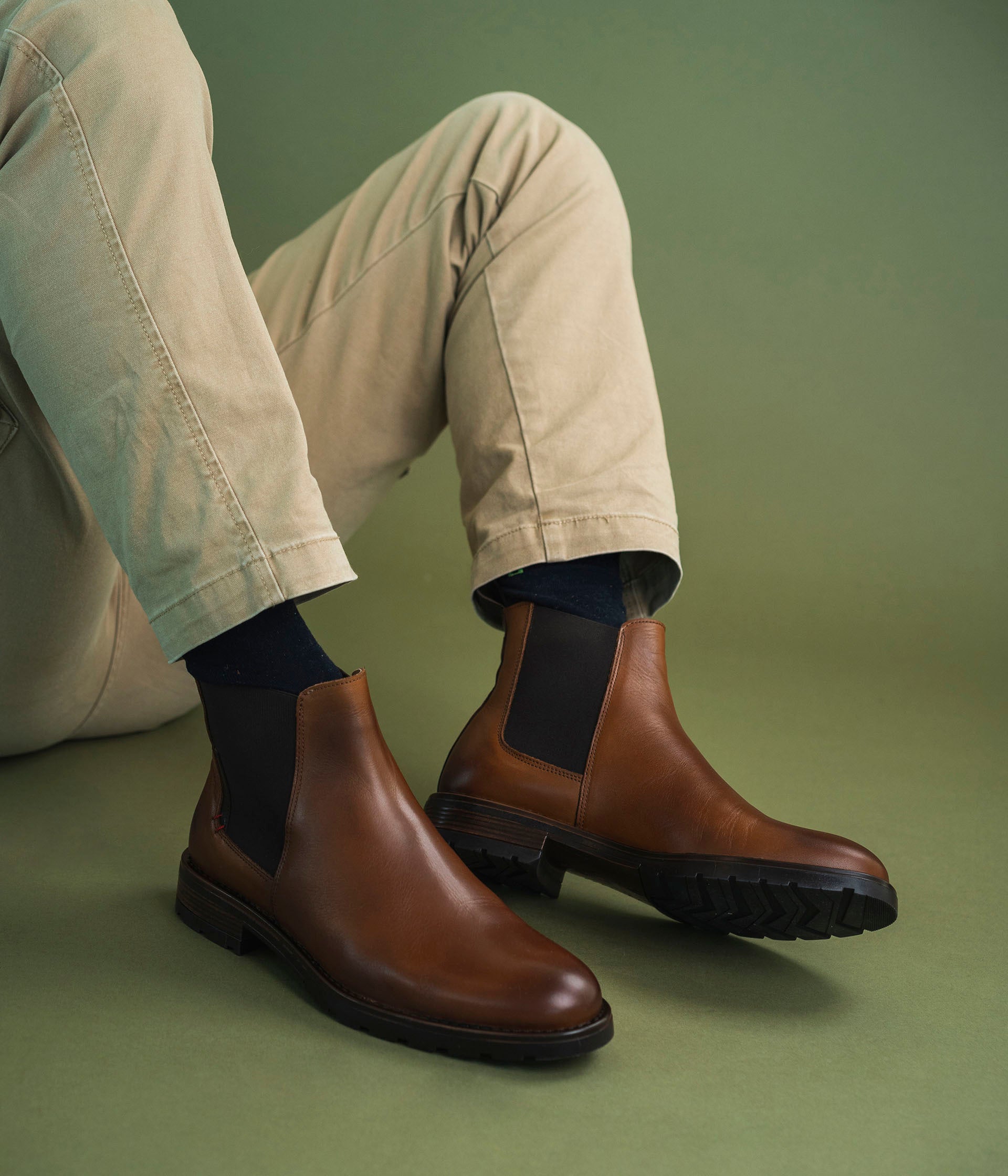 CHELSEA ONOFRE COGNAC Chelsea Boots Homme Bocage