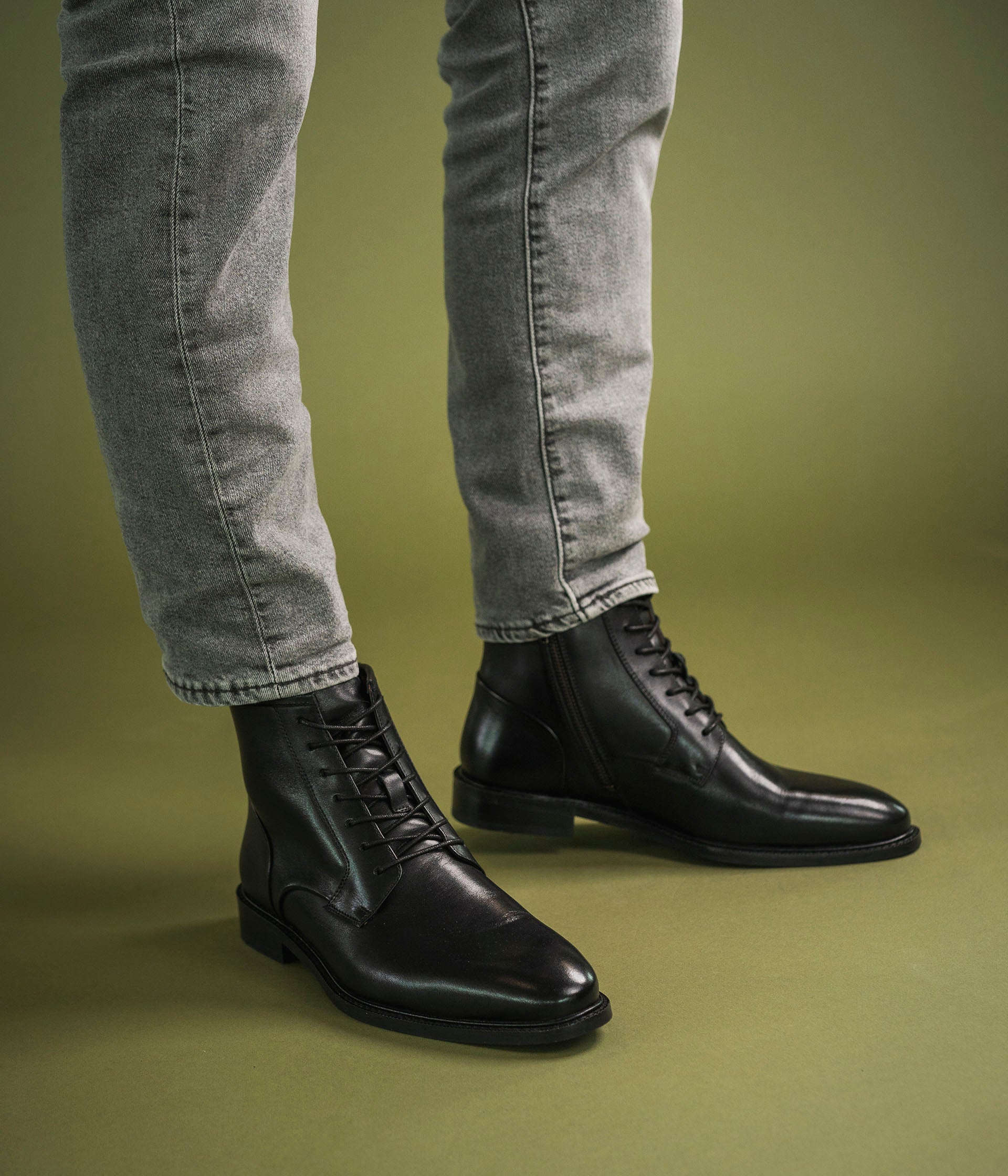 BOOTS ACHILLE NOIR Boots Homme Bocage