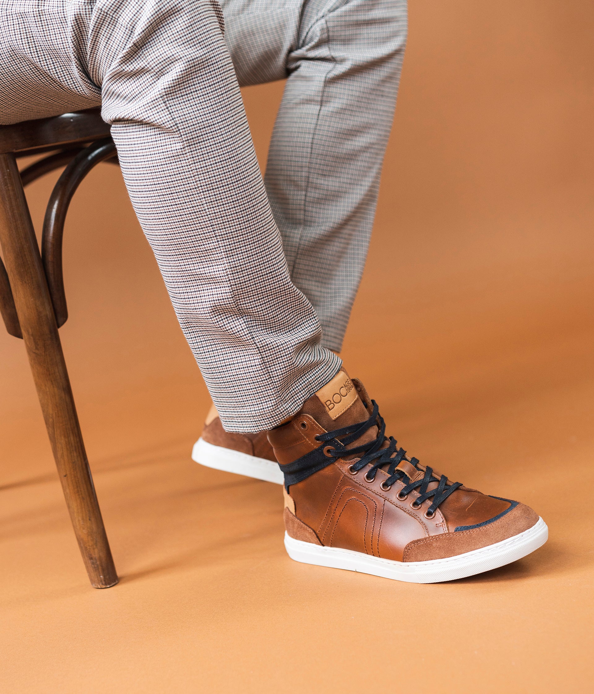 Chaussures cuir 2025 montantes homme