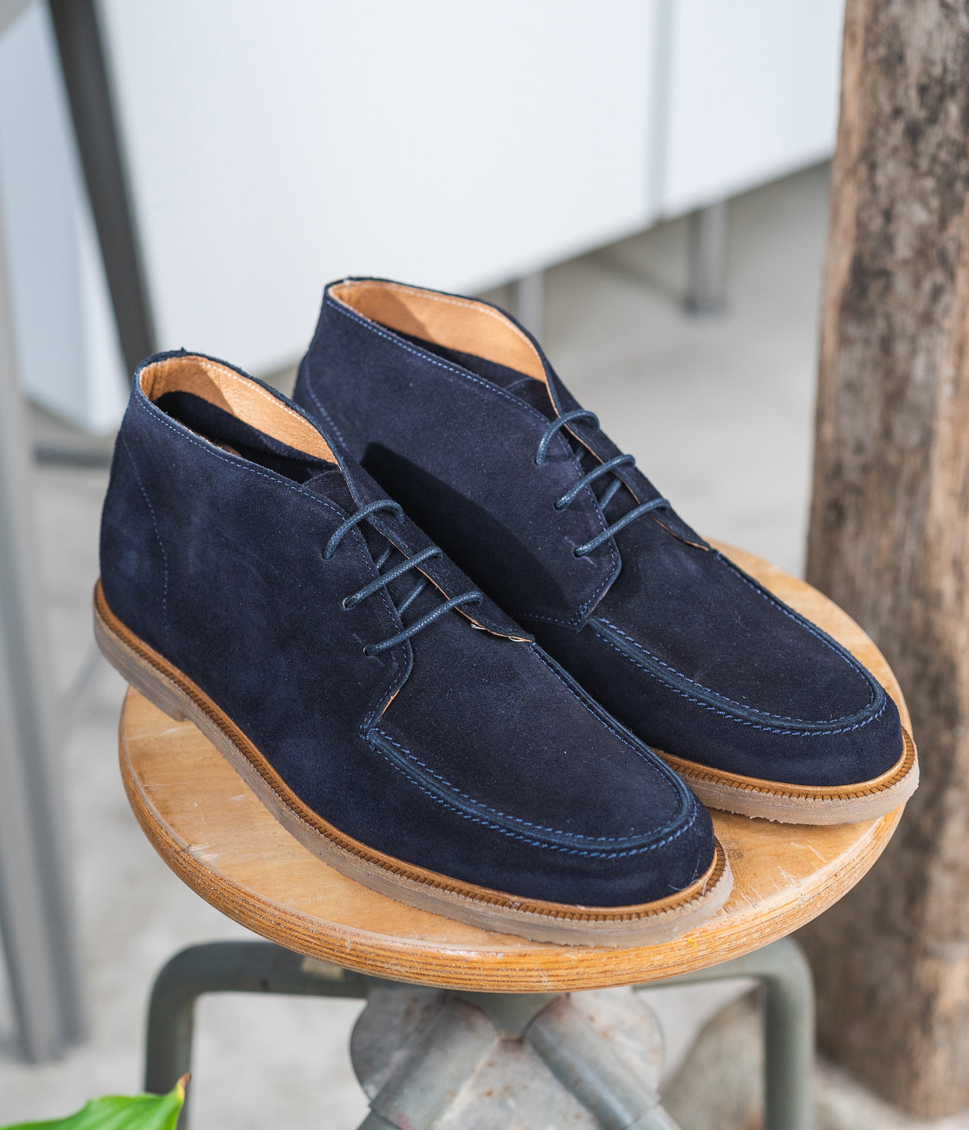 Low boots bleu marine hotsell