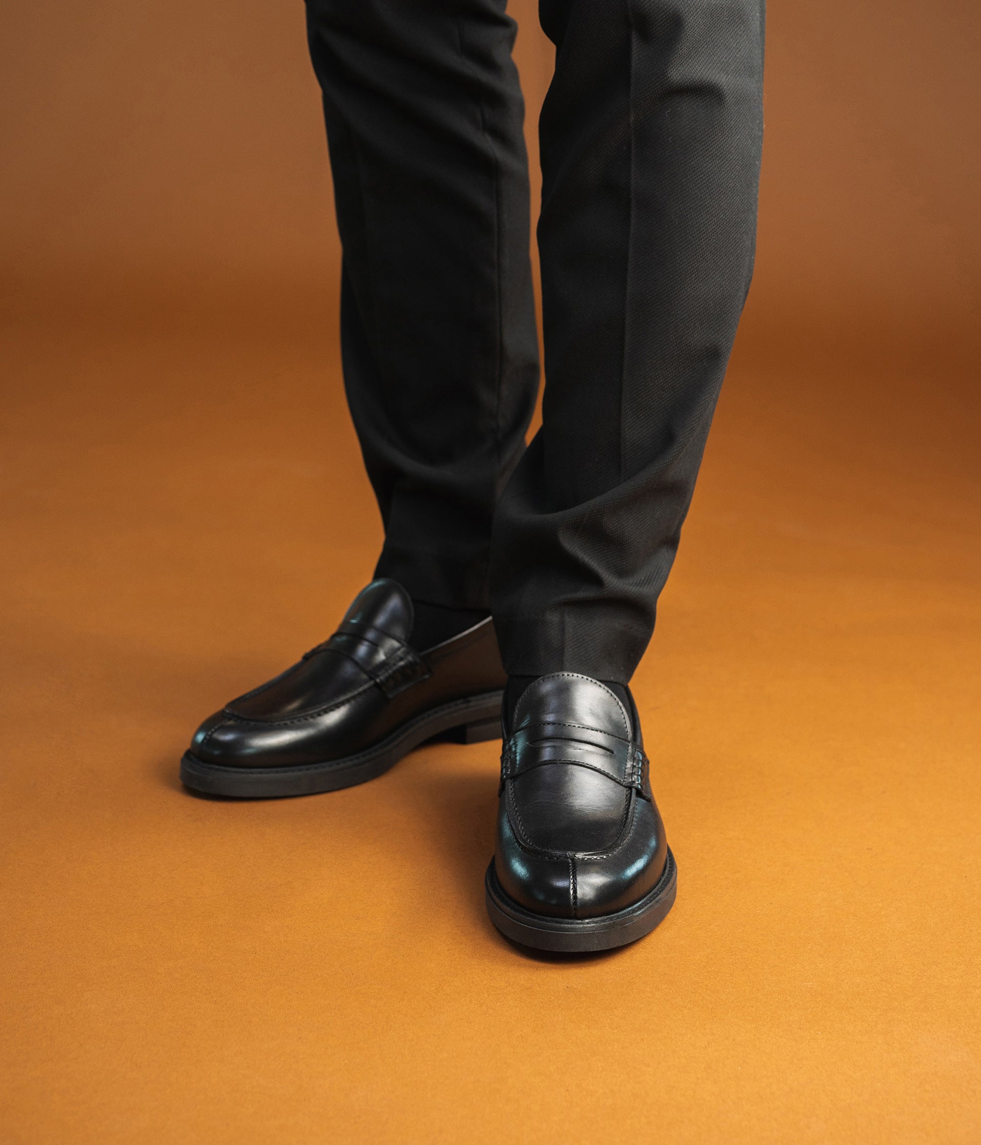 MOCASSIN EDOUARD NOIR Mocassins Bateau Homme Bocage