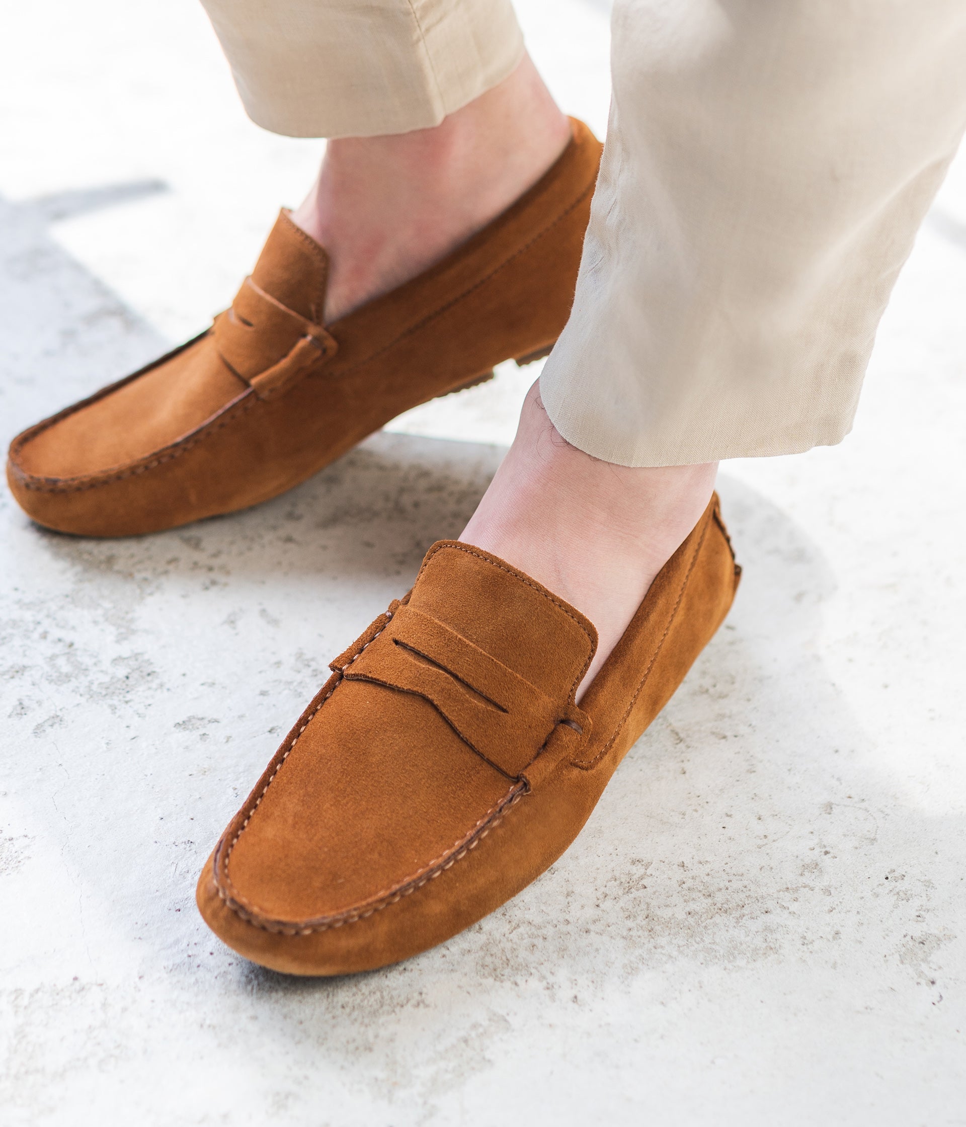Mocassin camel clearance
