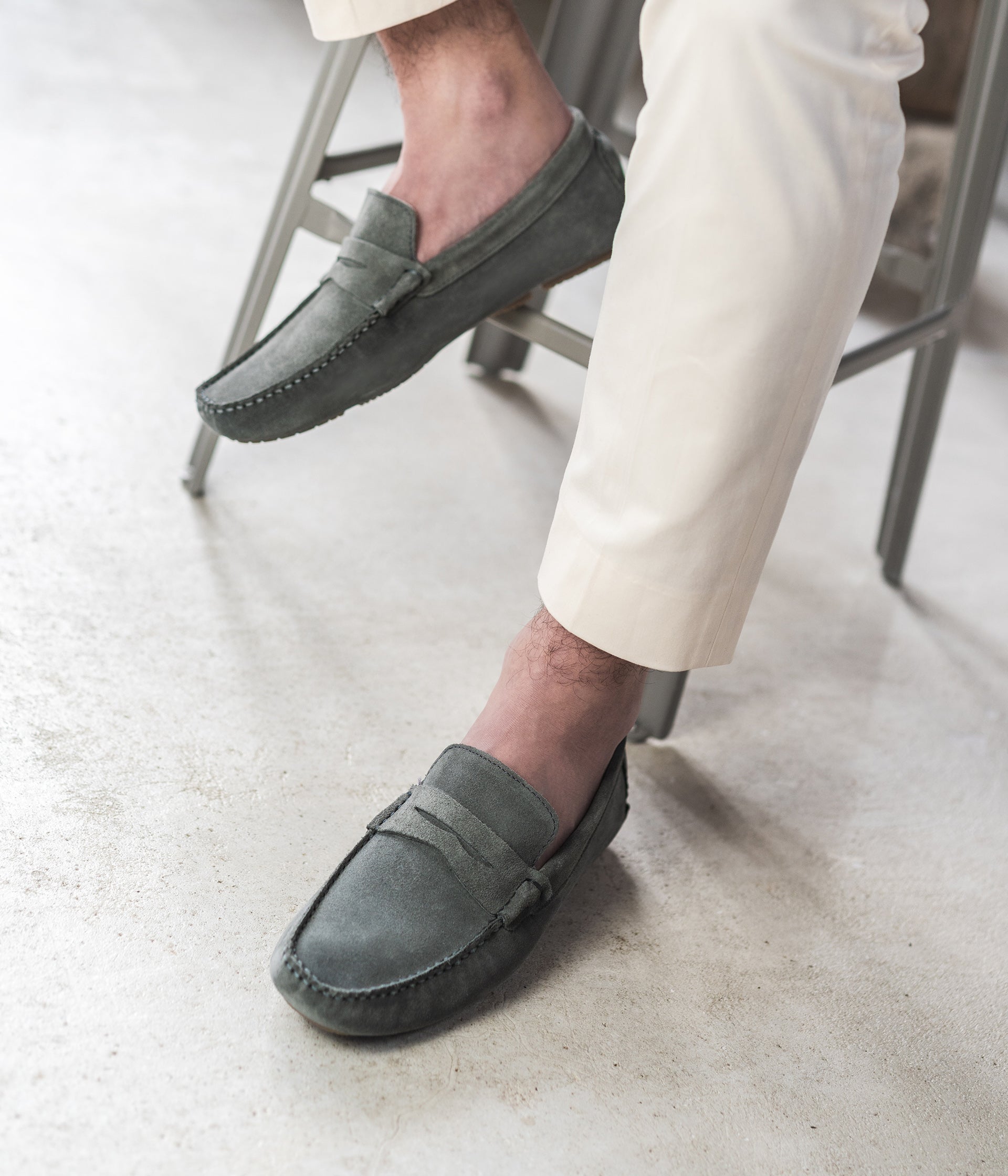 Mocassin vert best sale