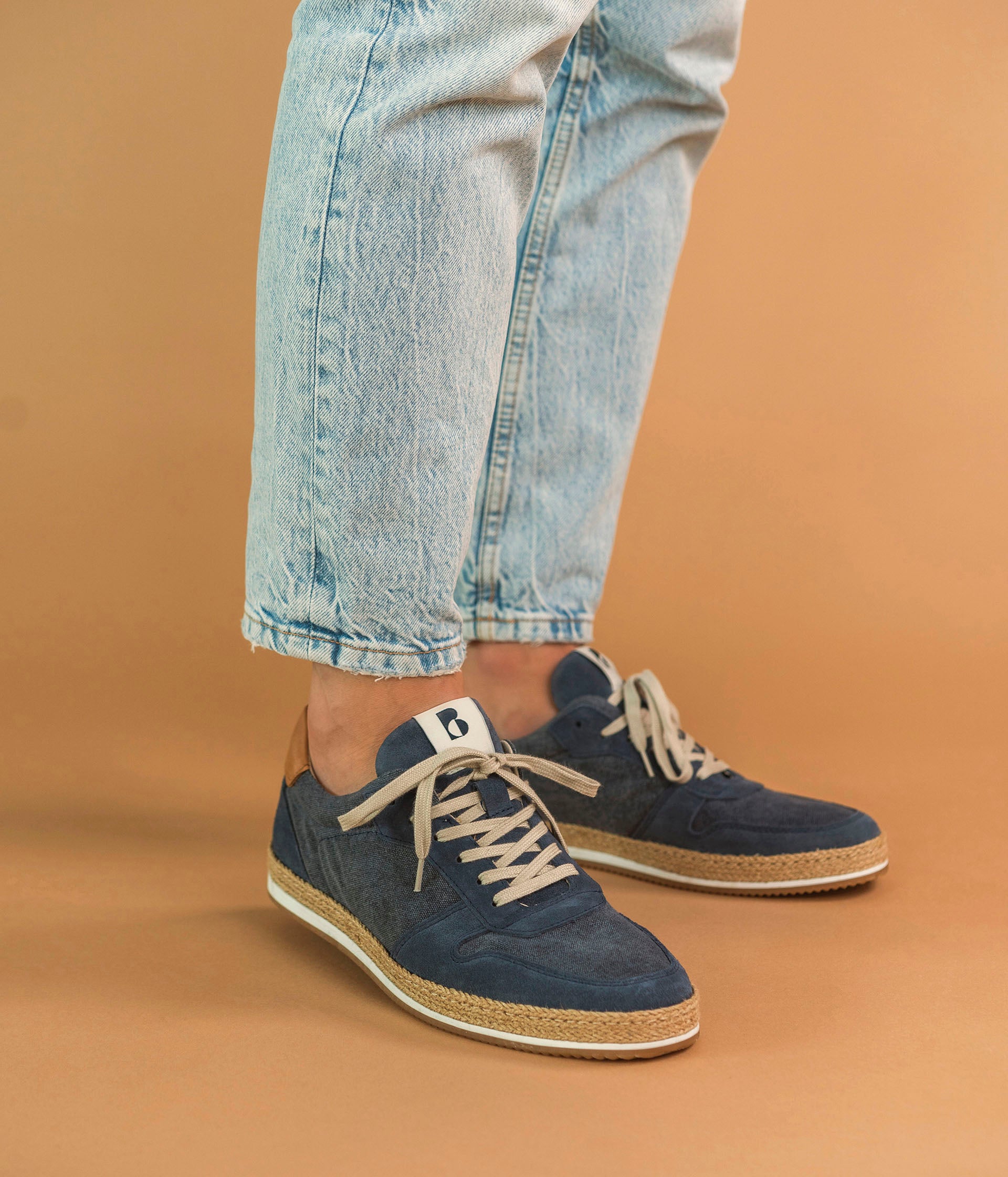 BASKET JORDAN BLEU Toiles cordes Homme Bocage