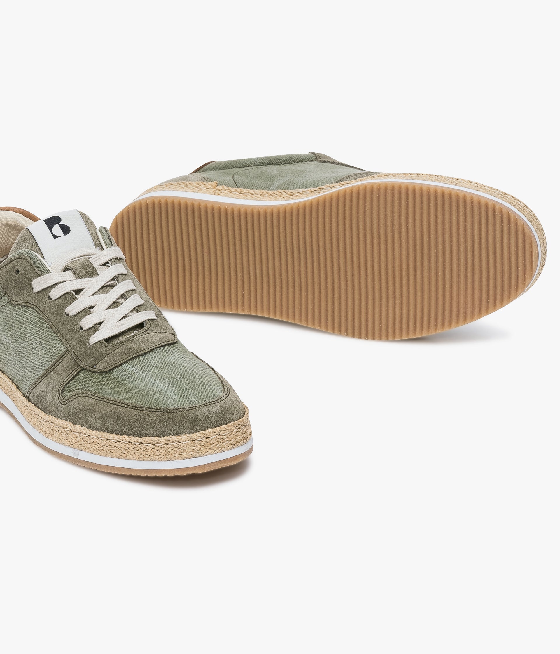 BASKET JORDAN VERT Toiles cordes Homme Bocage