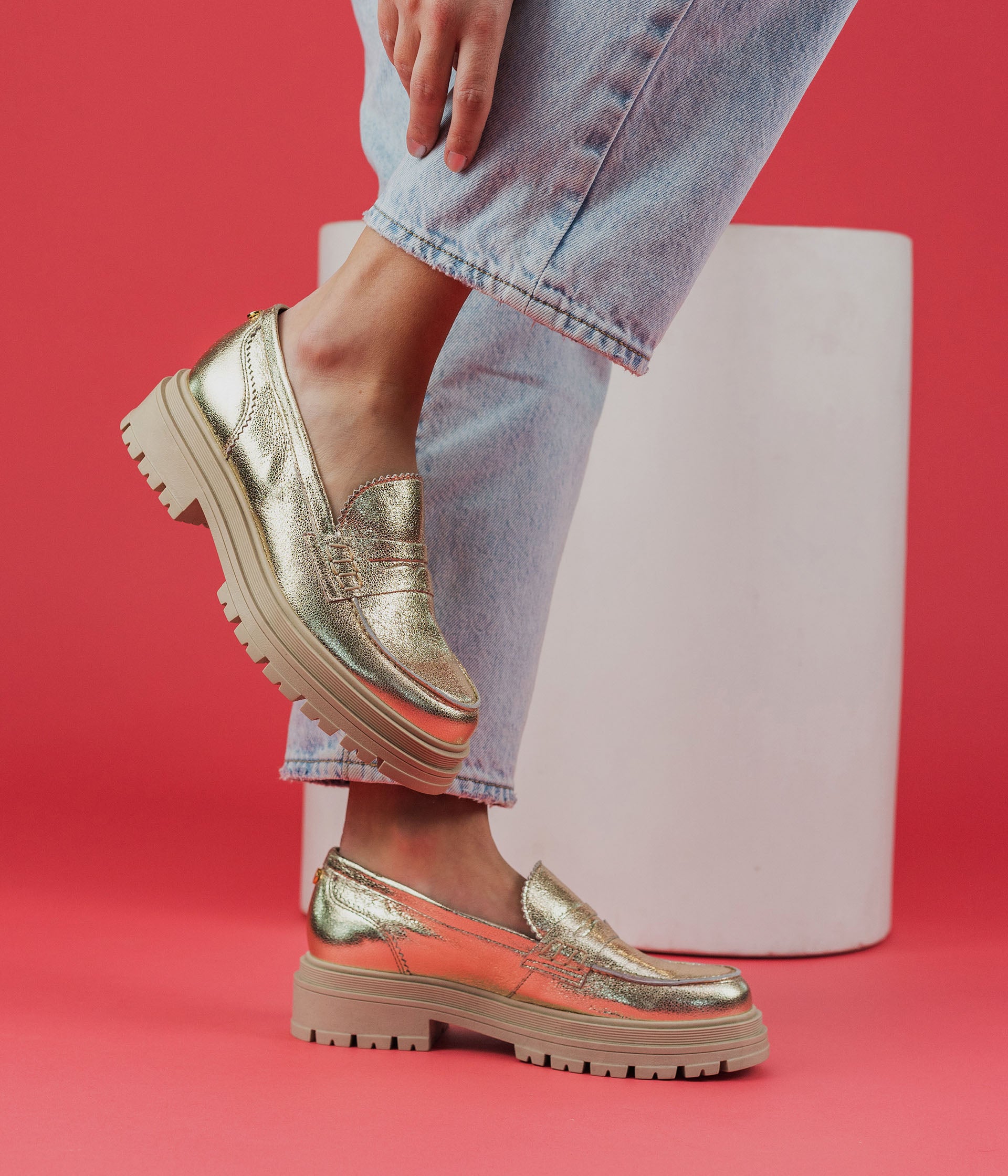 MOCASSIN ALINARO PLATINE Derbies Mocassins Femme Bocage