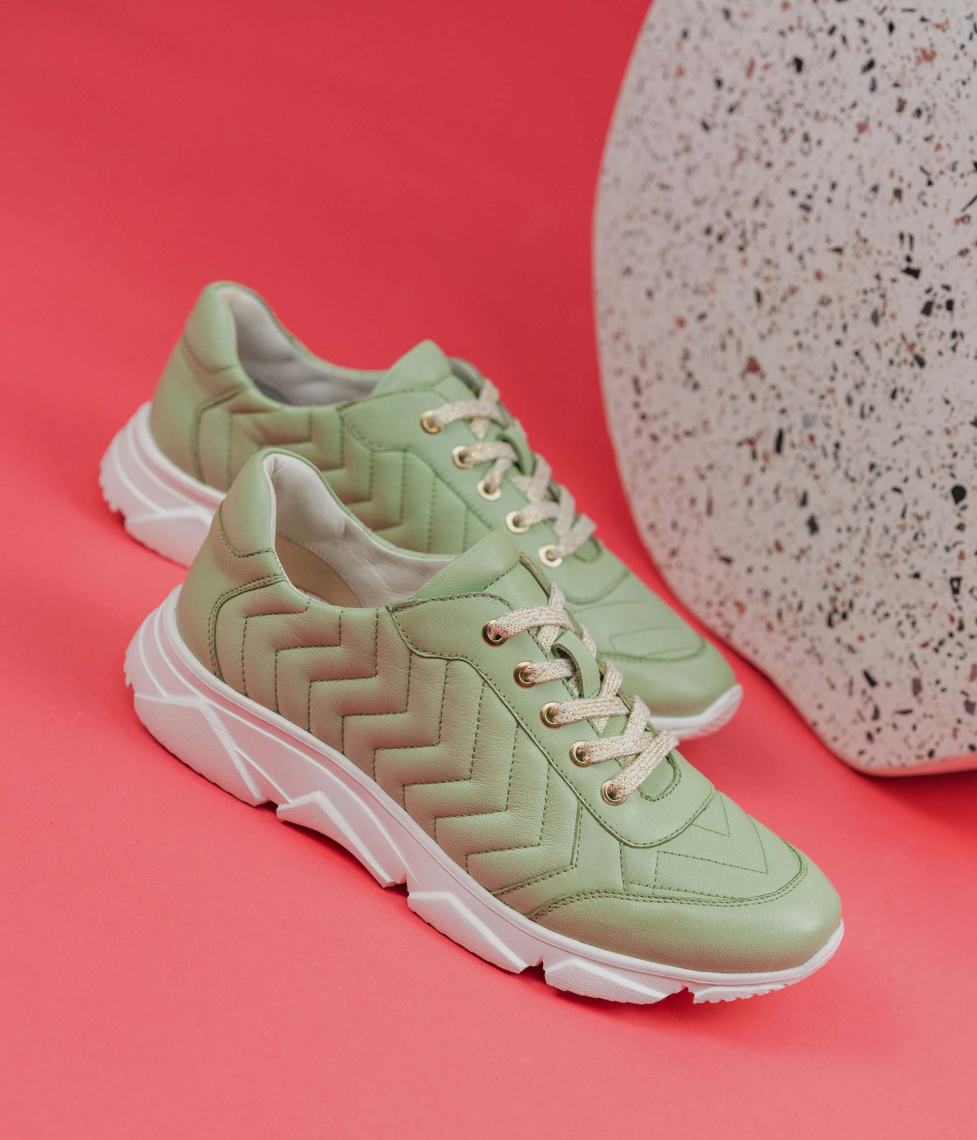 Sneakers vertes femme store