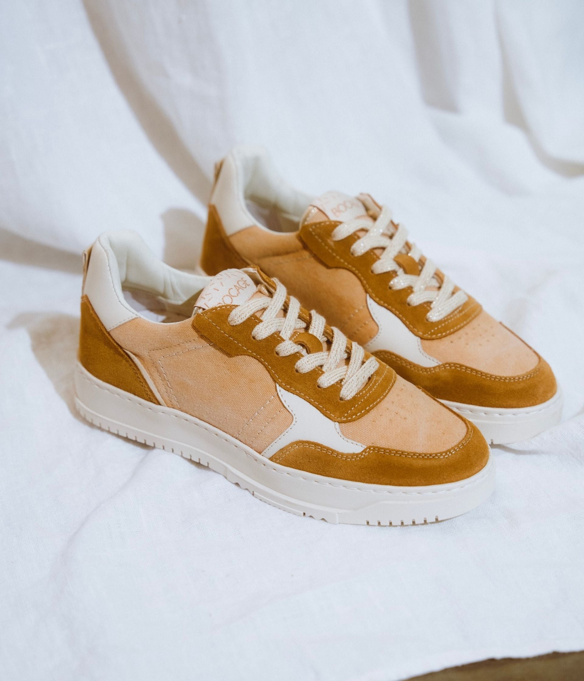BASKET LOUCIA COGNAC Baskets Femme Bocage