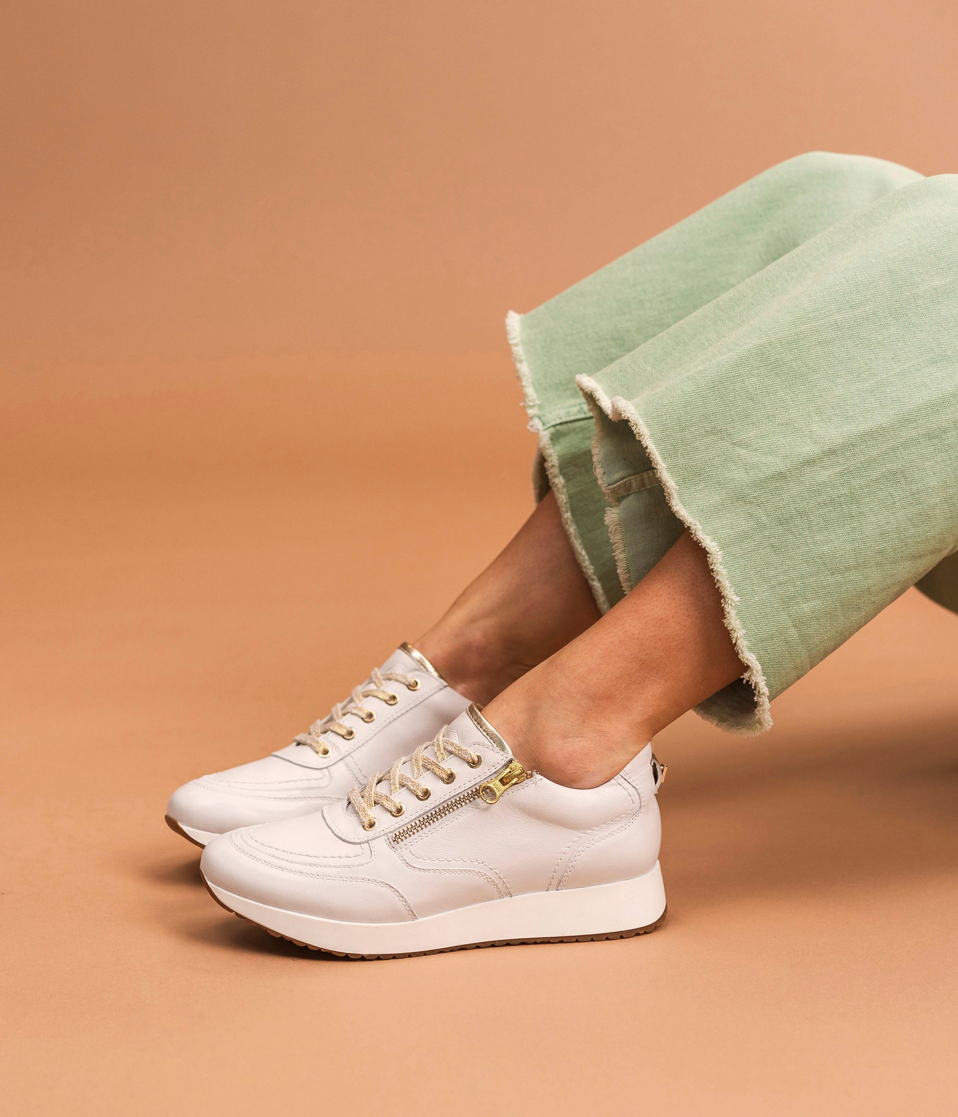 Basket ville blanche femme clearance