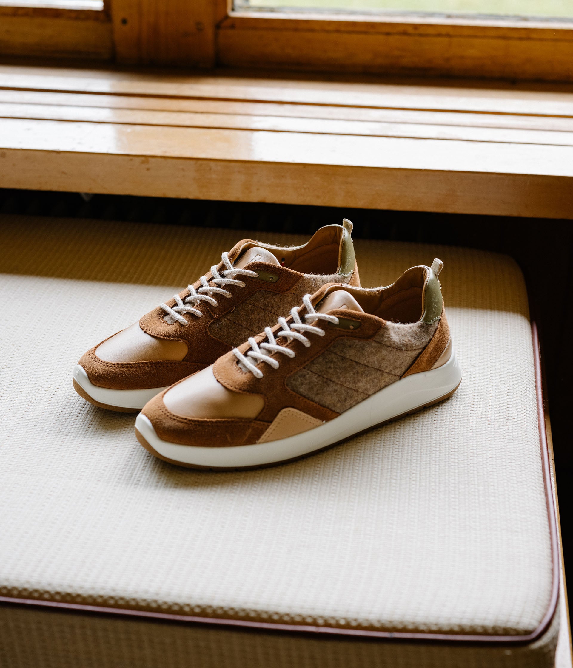 BASKET LINDA COGNAC Baskets Femme Bocage