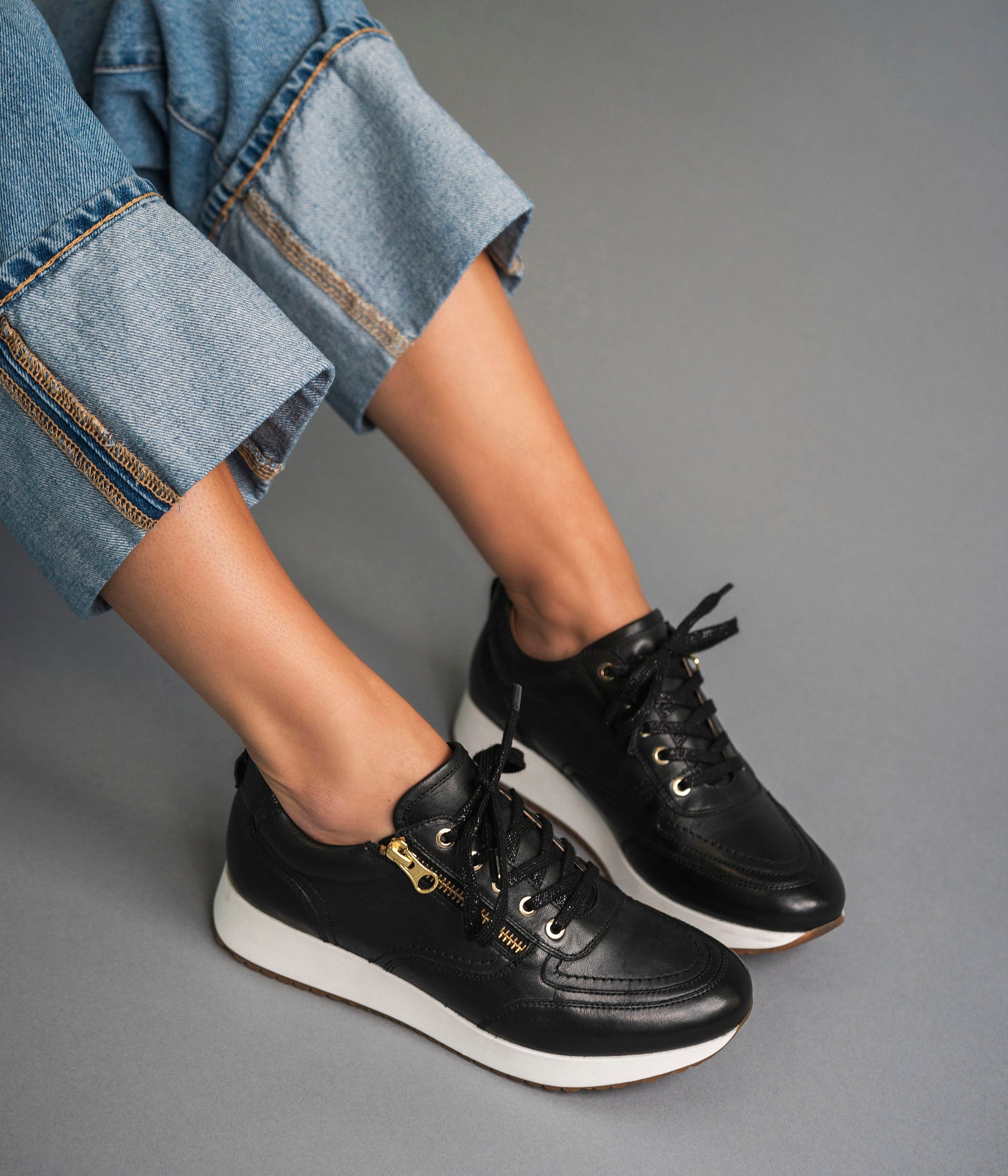 BASKET LORETE NOIR Baskets Femme Bocage