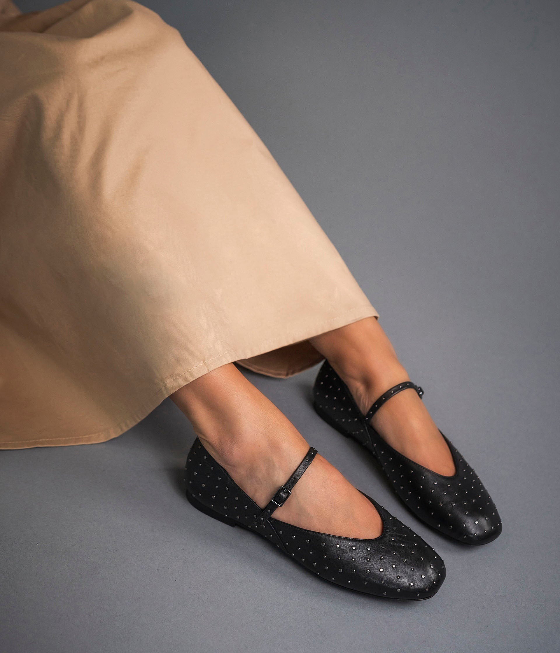 BALLERINE BRITNEY NOIR Ballerine Femme Bocage