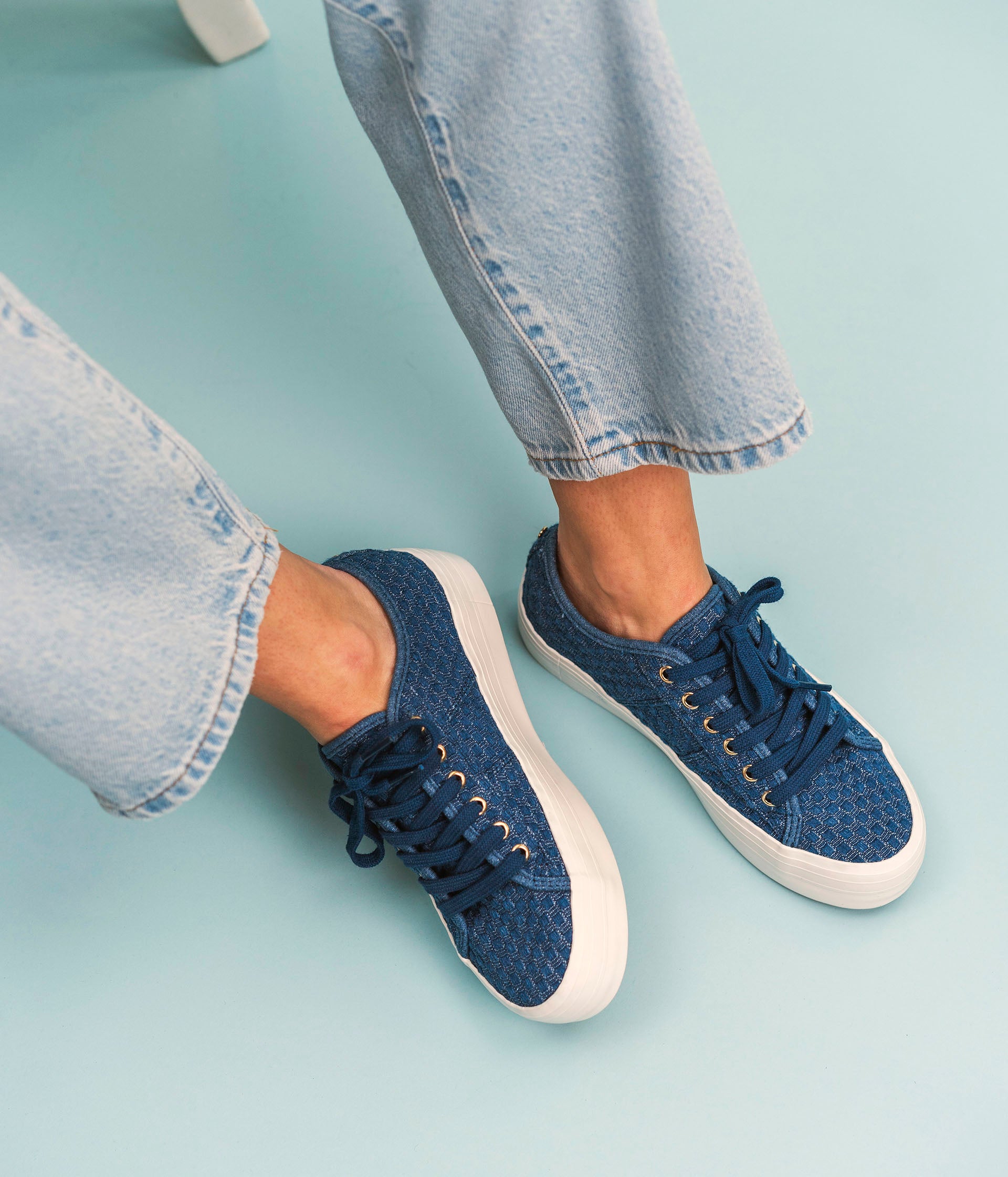 BASKET NELLORE BLEU Baskets Femme Bocage