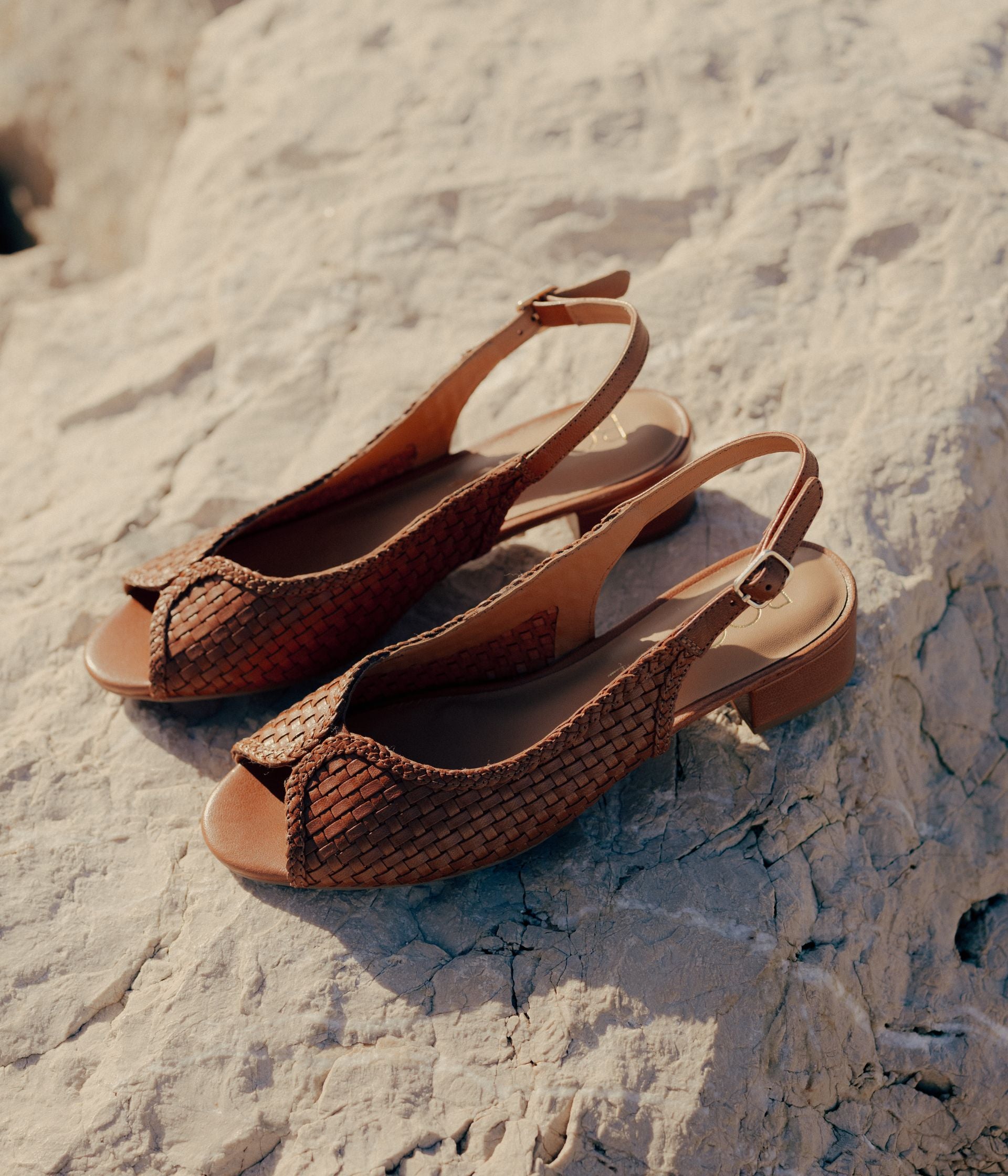 Chaussures cuir tressé 2025