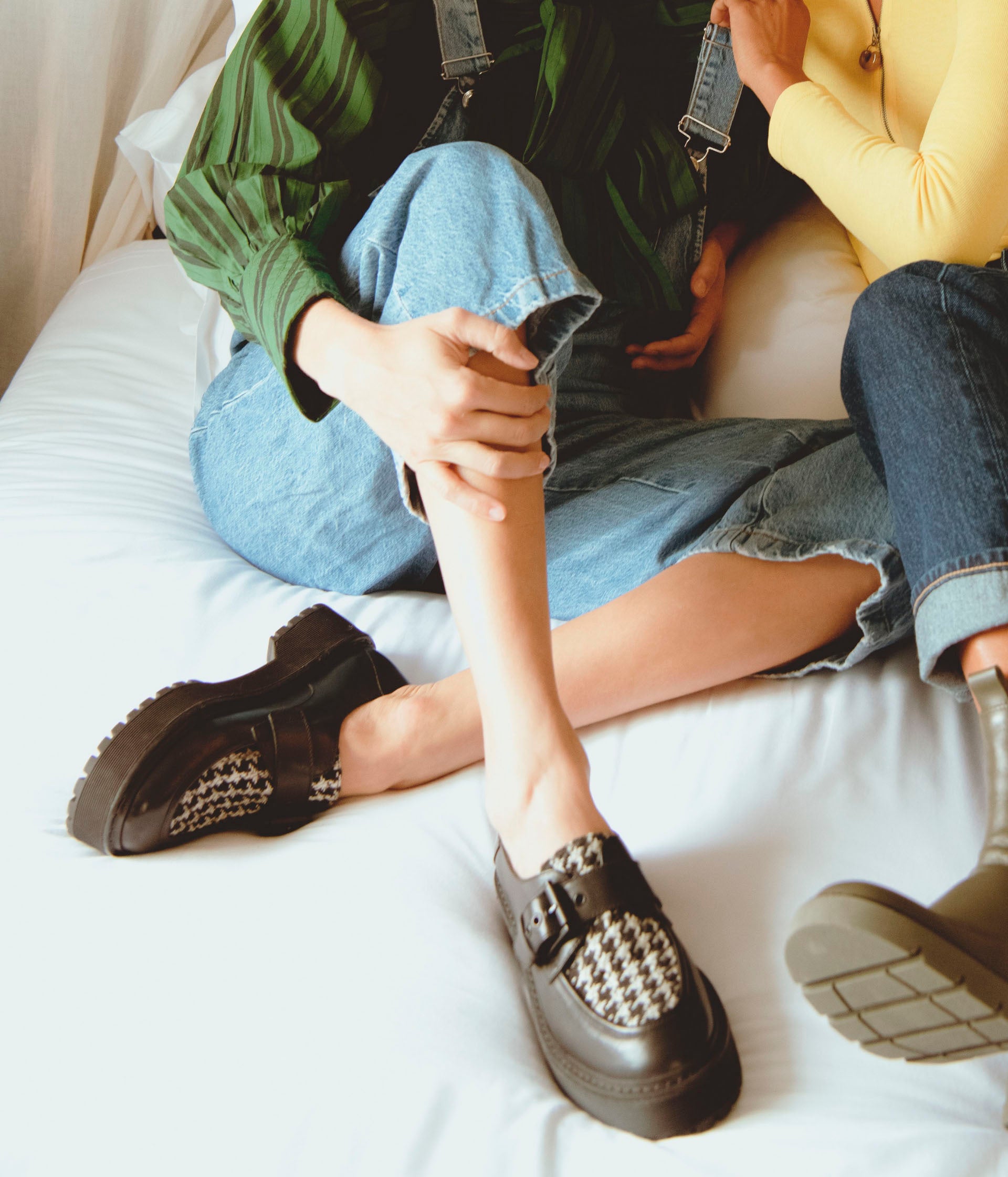 Derbies en toile femme hot sale