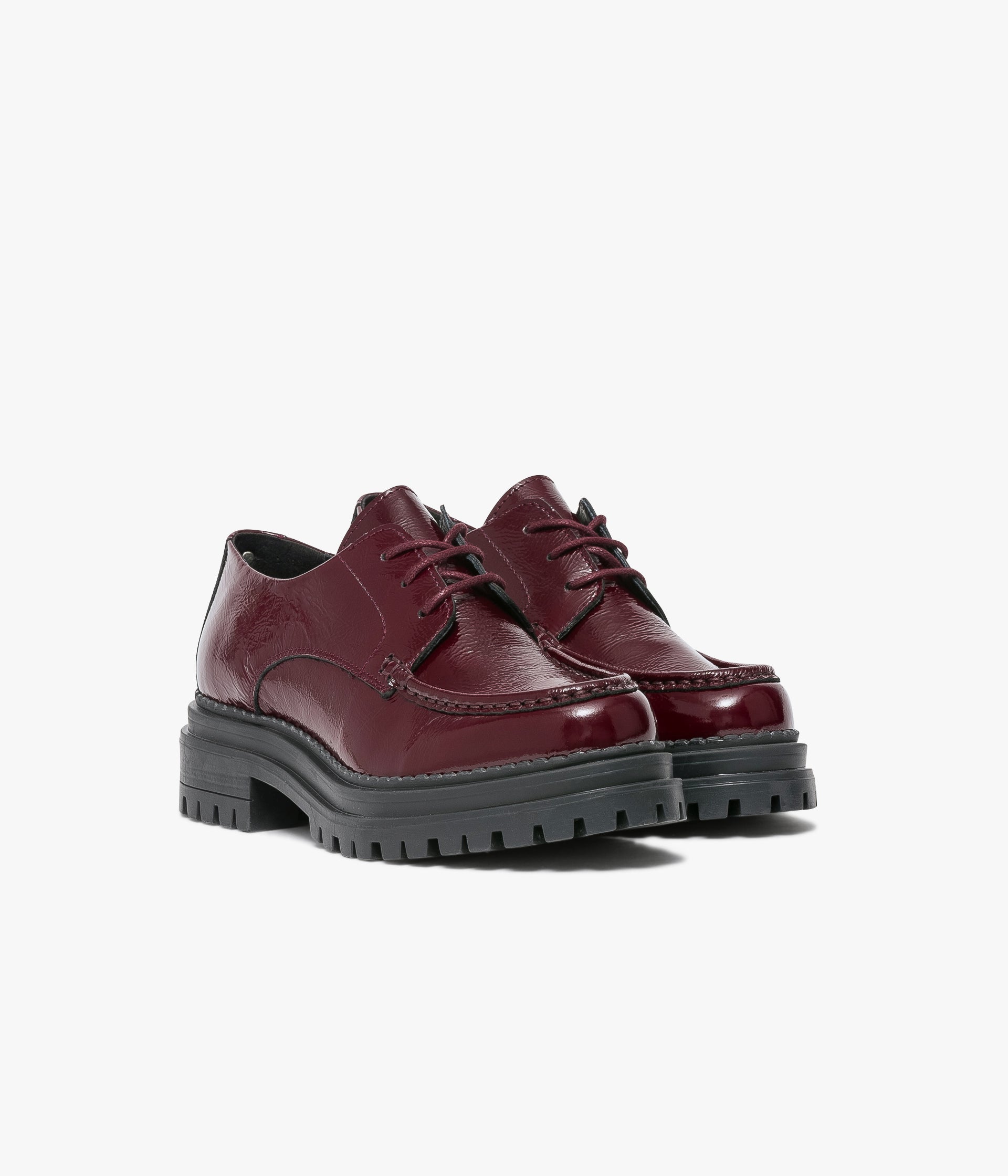 Derbies rouge femme clearance