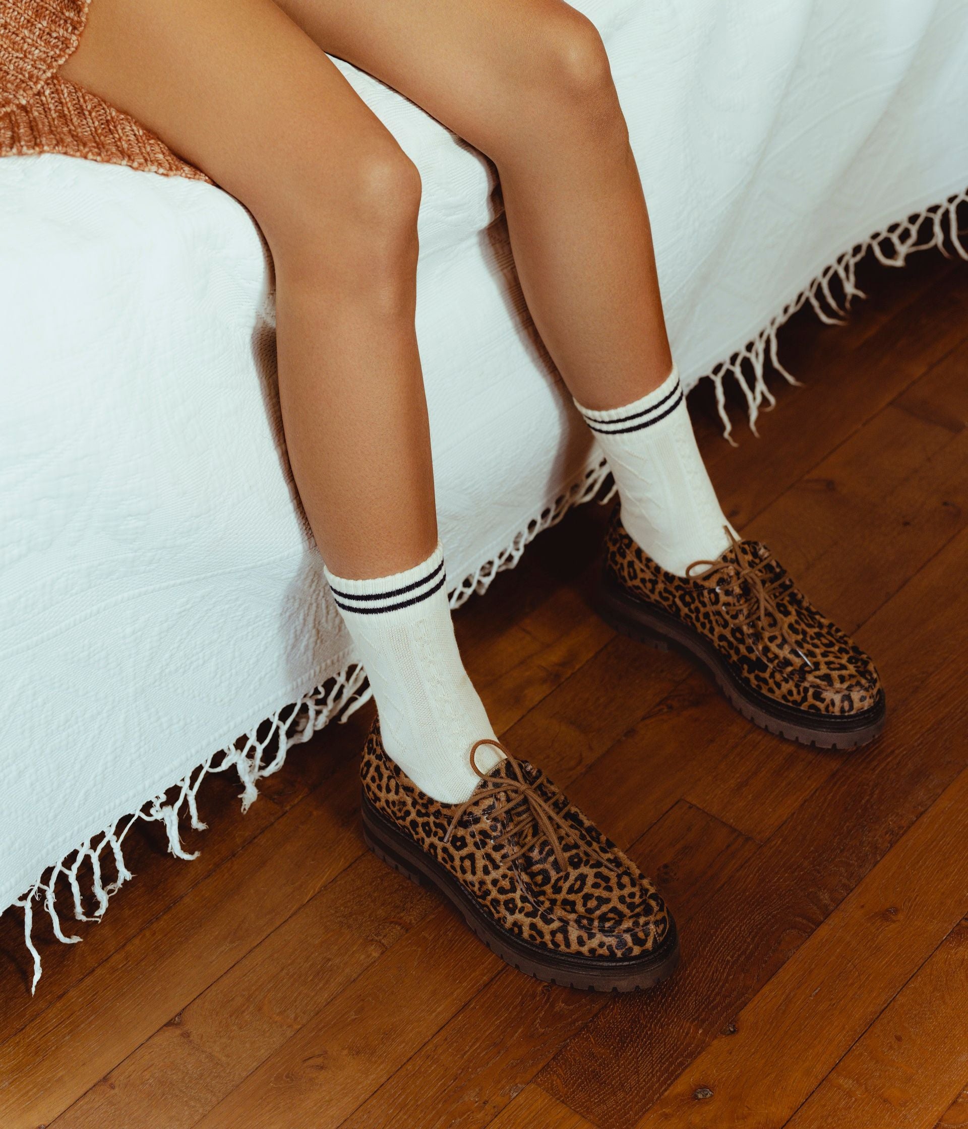 Derbies femme leopard new arrivals