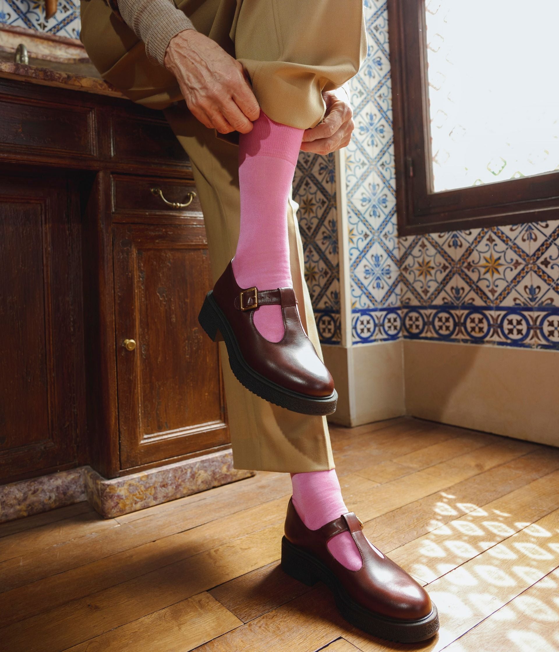 SALOME CAMILLA CHATAIGNE Derbies Mocassins Femme Bocage