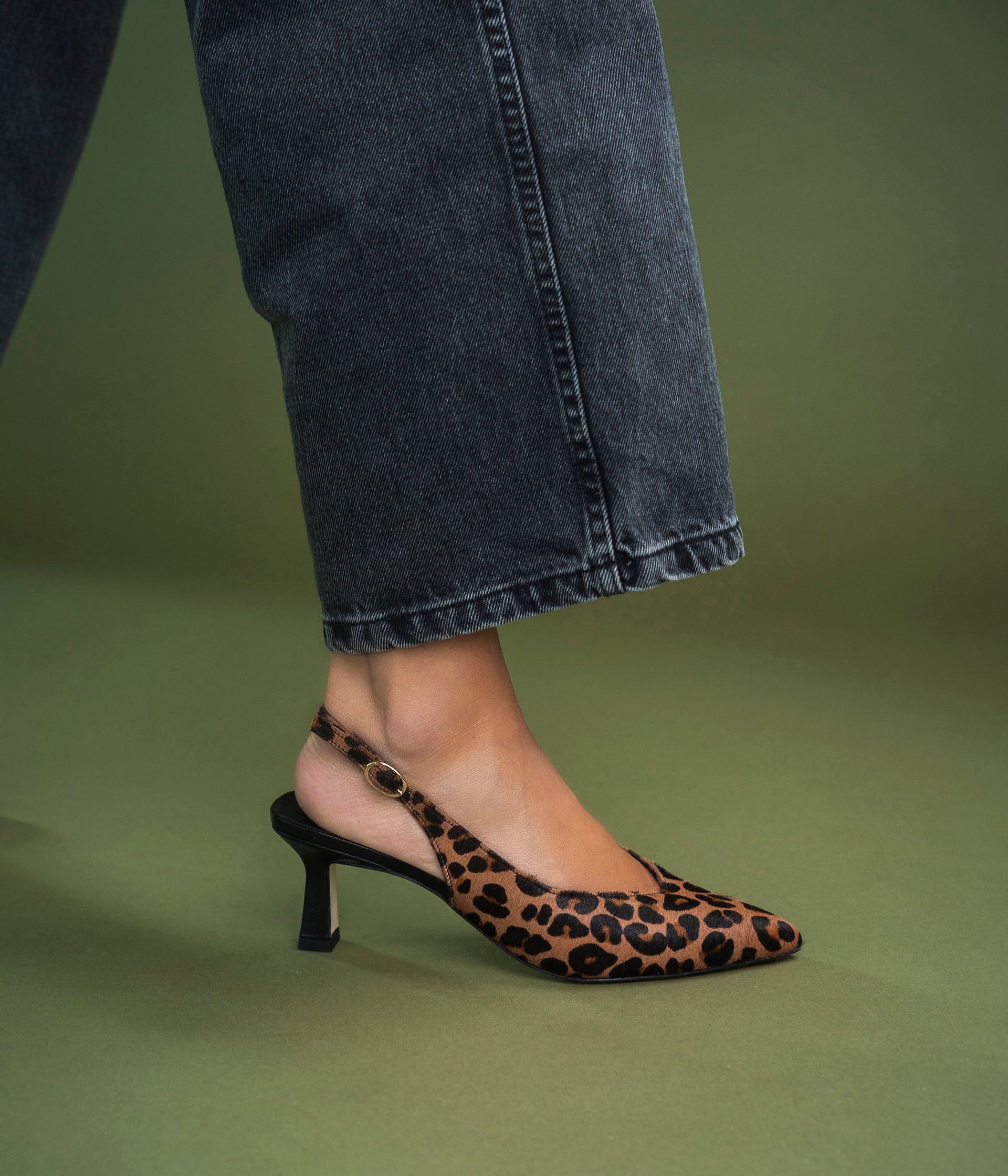 Escarpin leopard clearance