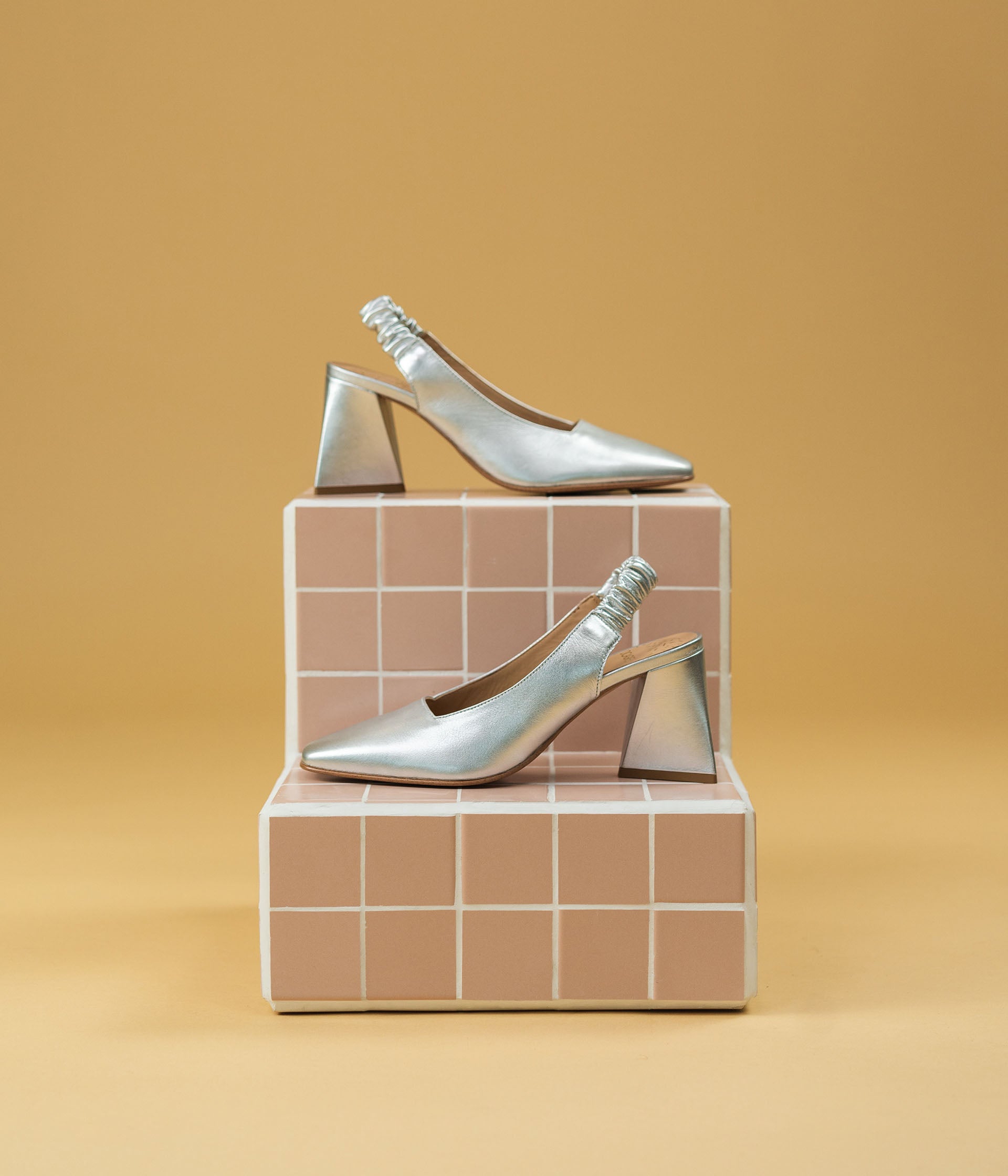 Chaussure argenté escarpin on sale