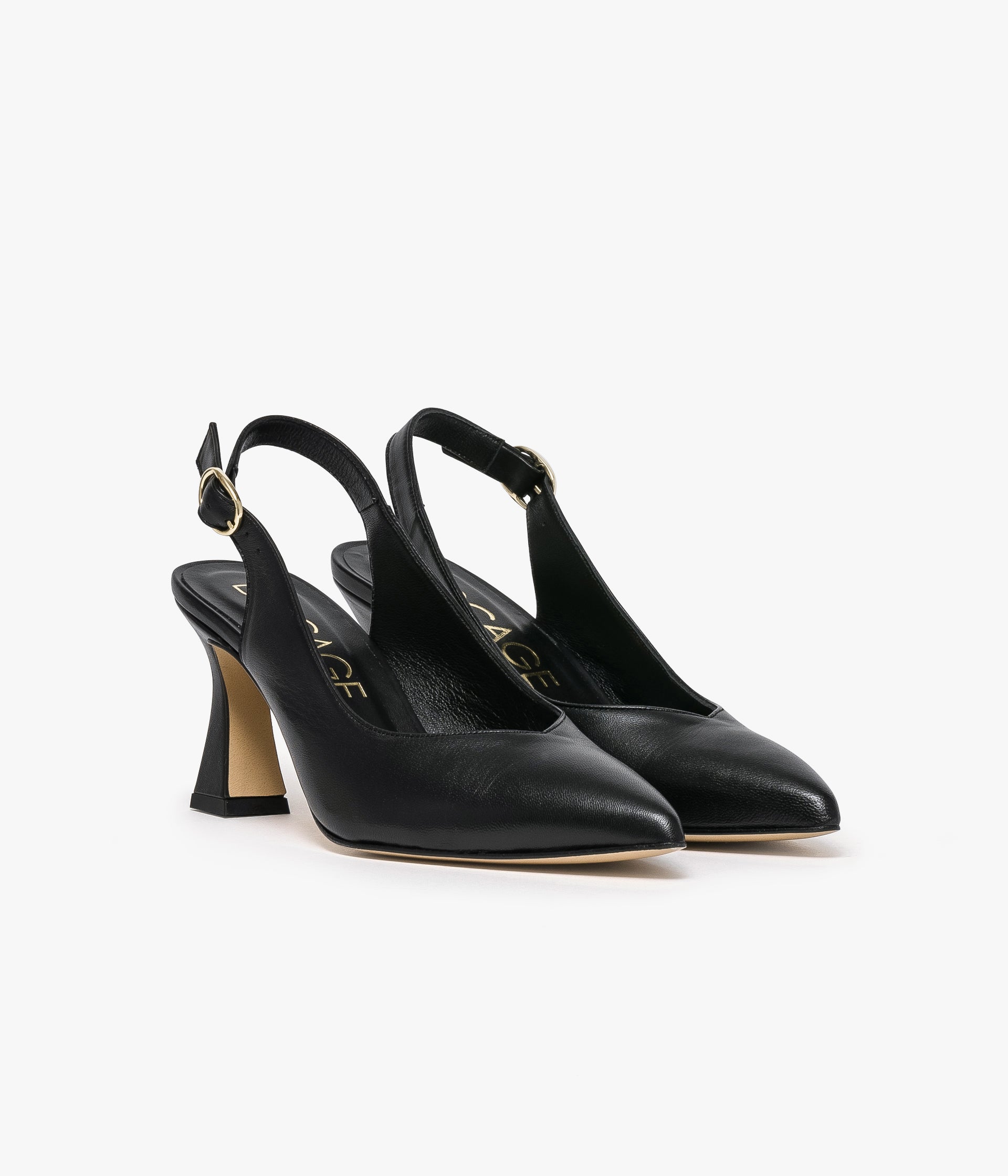 SANDALE DAMACIO NOIR Escarpins Slingbacks Femme Bocage