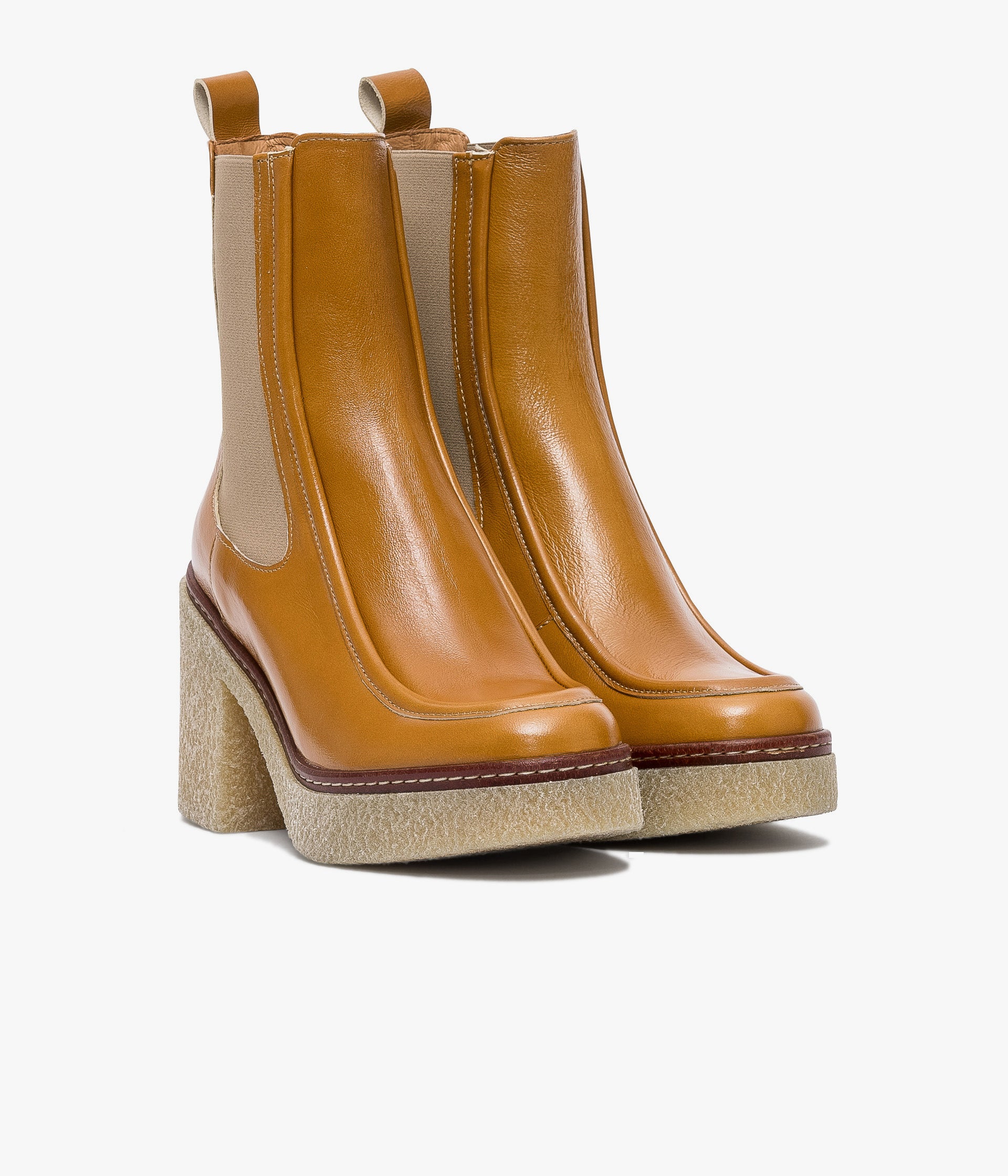 BOOTS ESPOIR CAMEL Boots Femme Bocage