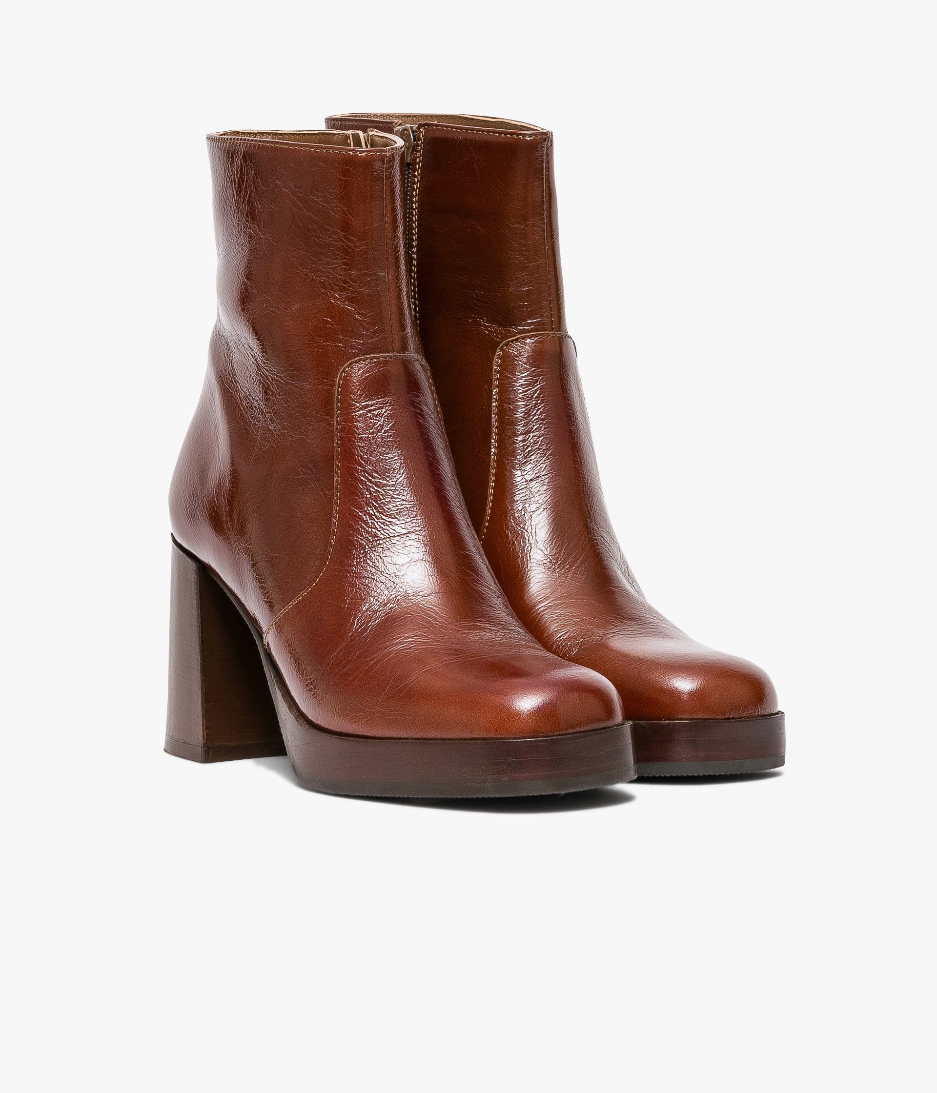 BOOTS ELIZE COGNAC Boots Femme Bocage