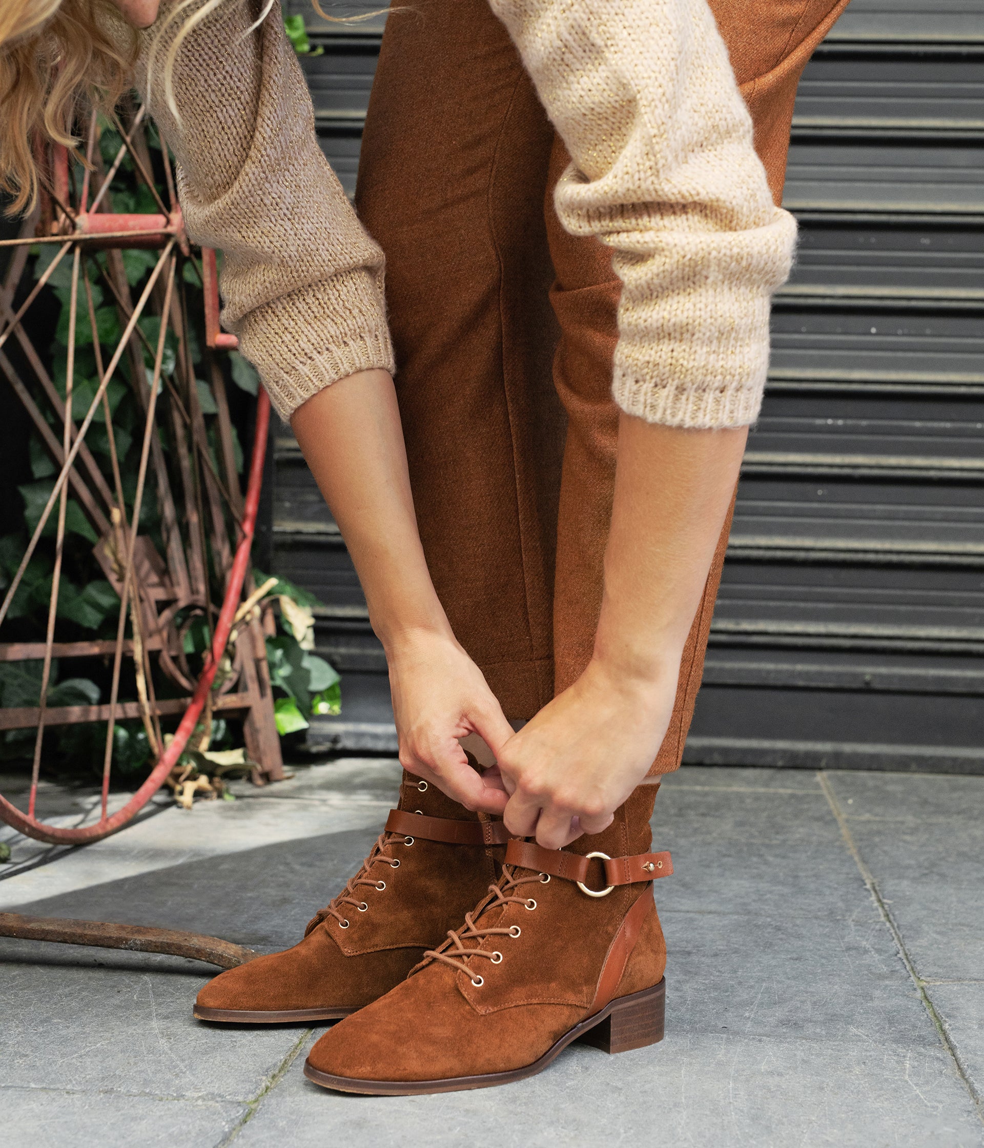 BOOTS KORBA Boots plats Femme Bocage