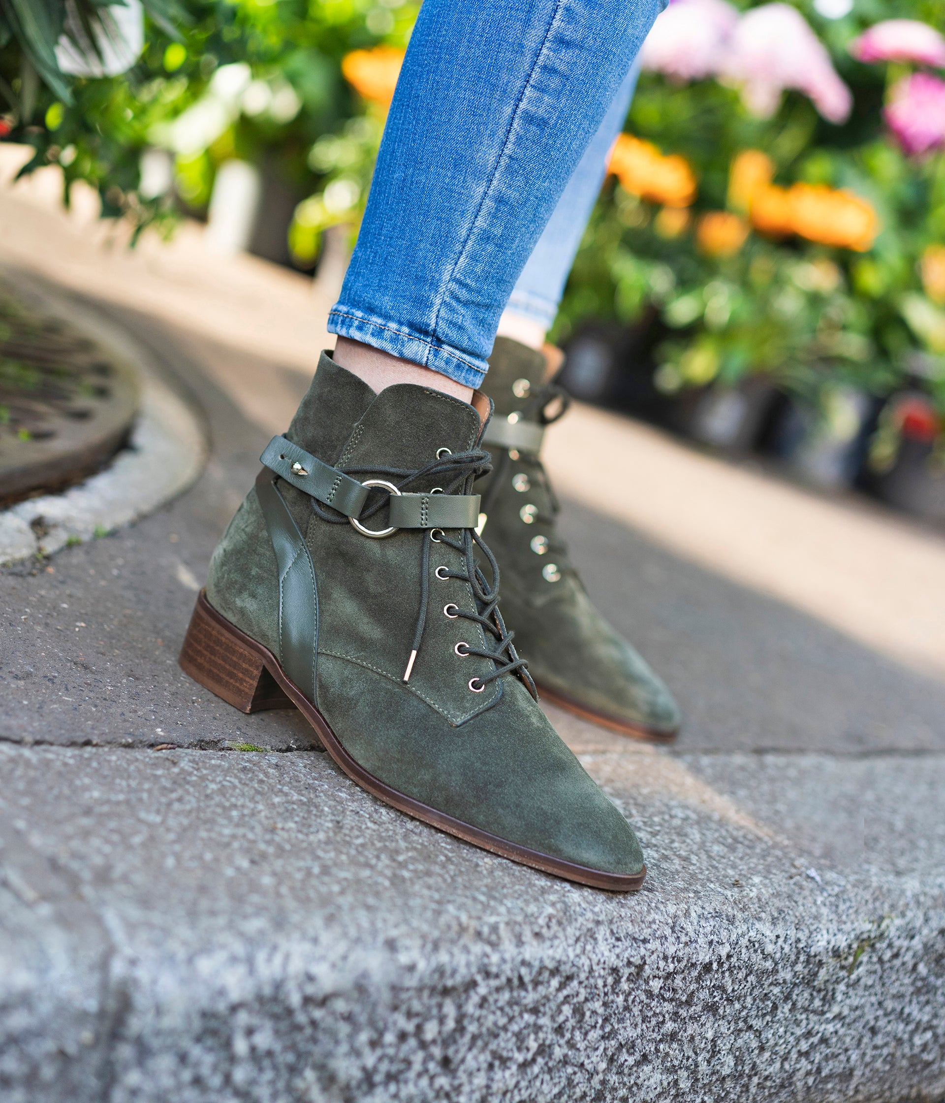 BOOTS KORBA Boots plats Femme Bocage
