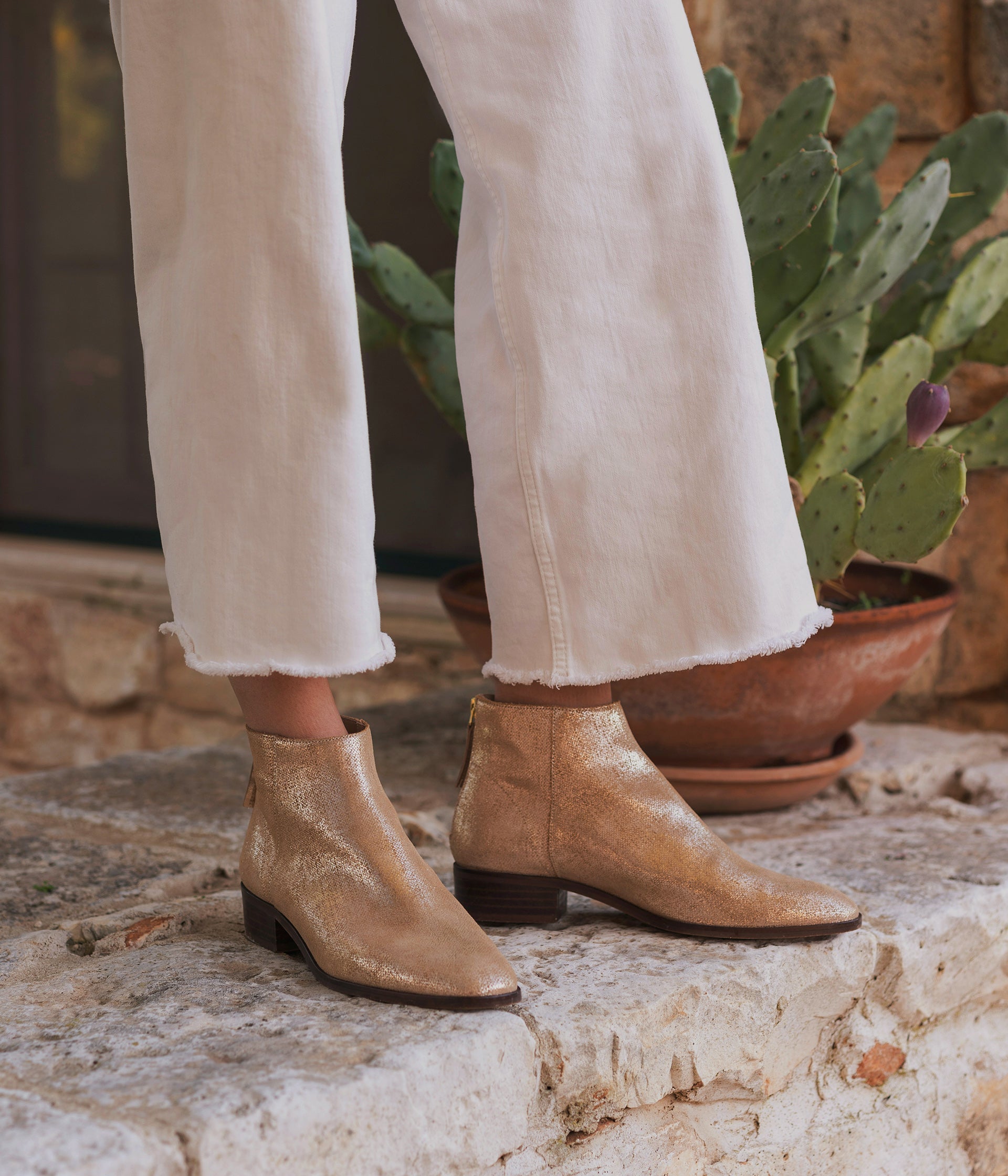LOW BOOTS KLAUSTA DORE Boots plats Femme Bocage