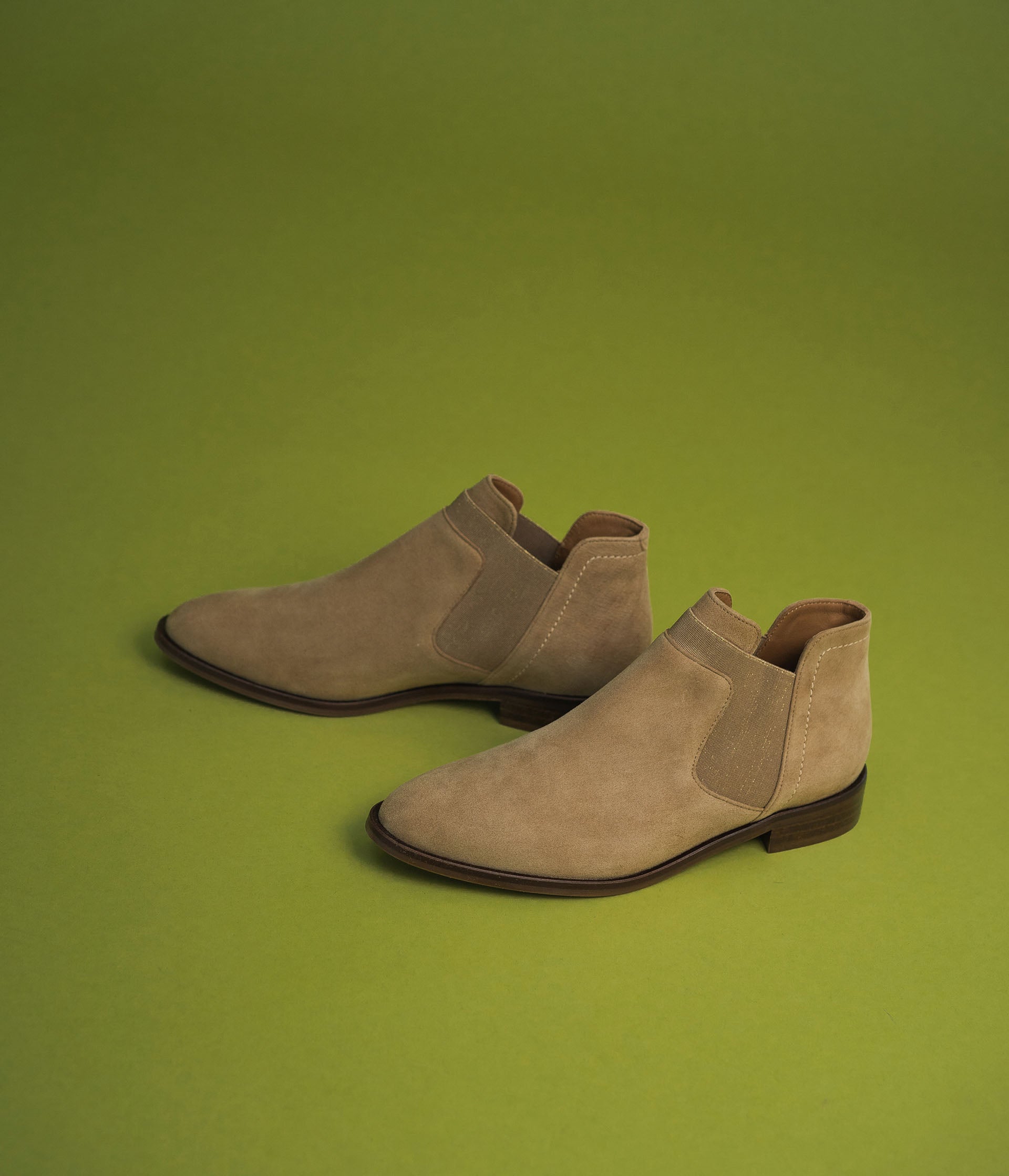Low boots beige femme 2025