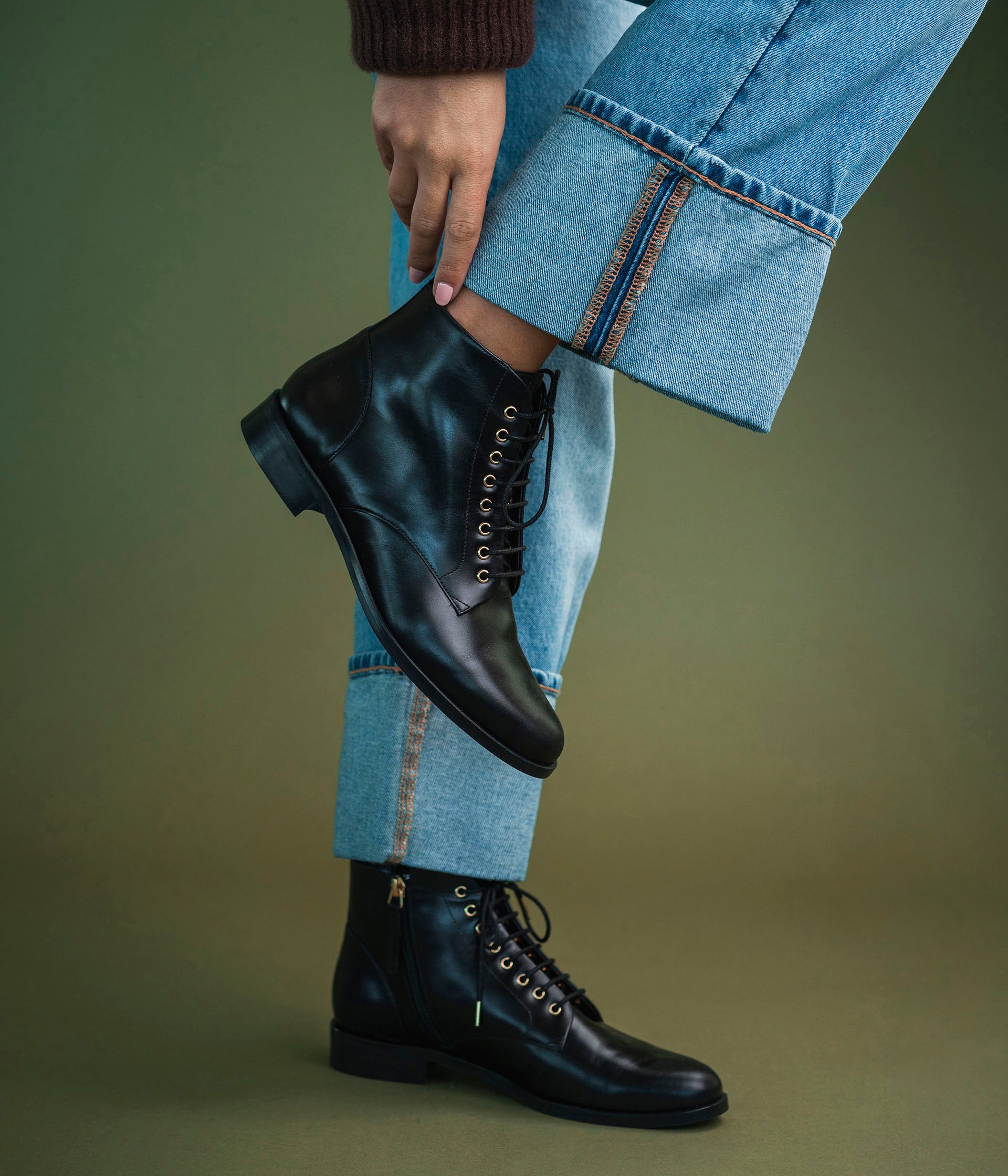 LOW BOOTS KAMINARA NOIR Boots Femme Bocage