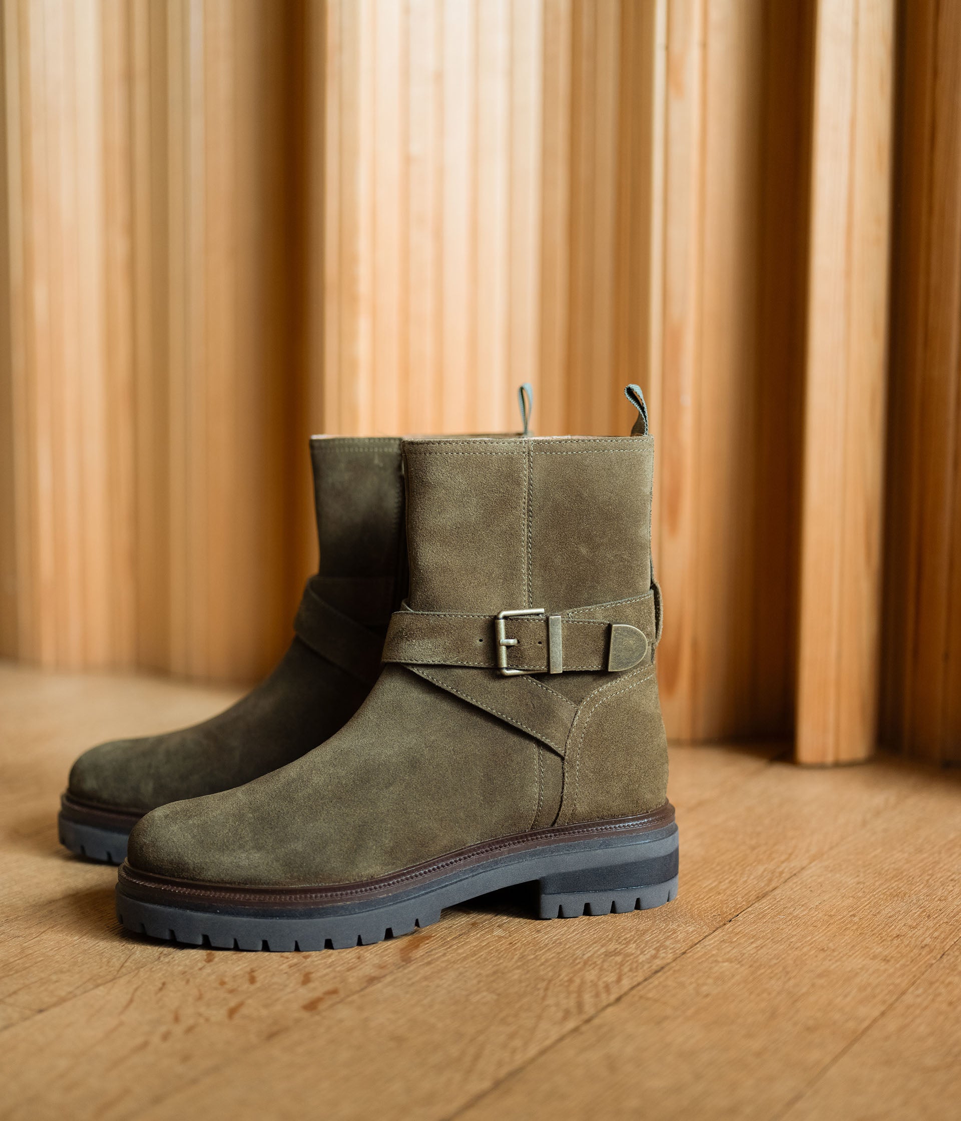BOOTS SONNIE VERT Boots Femme Bocage