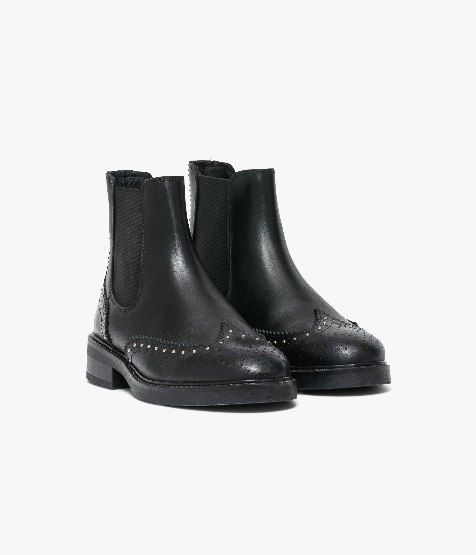 BOOTS TIAGO NOIR Boots plats Femme Bocage