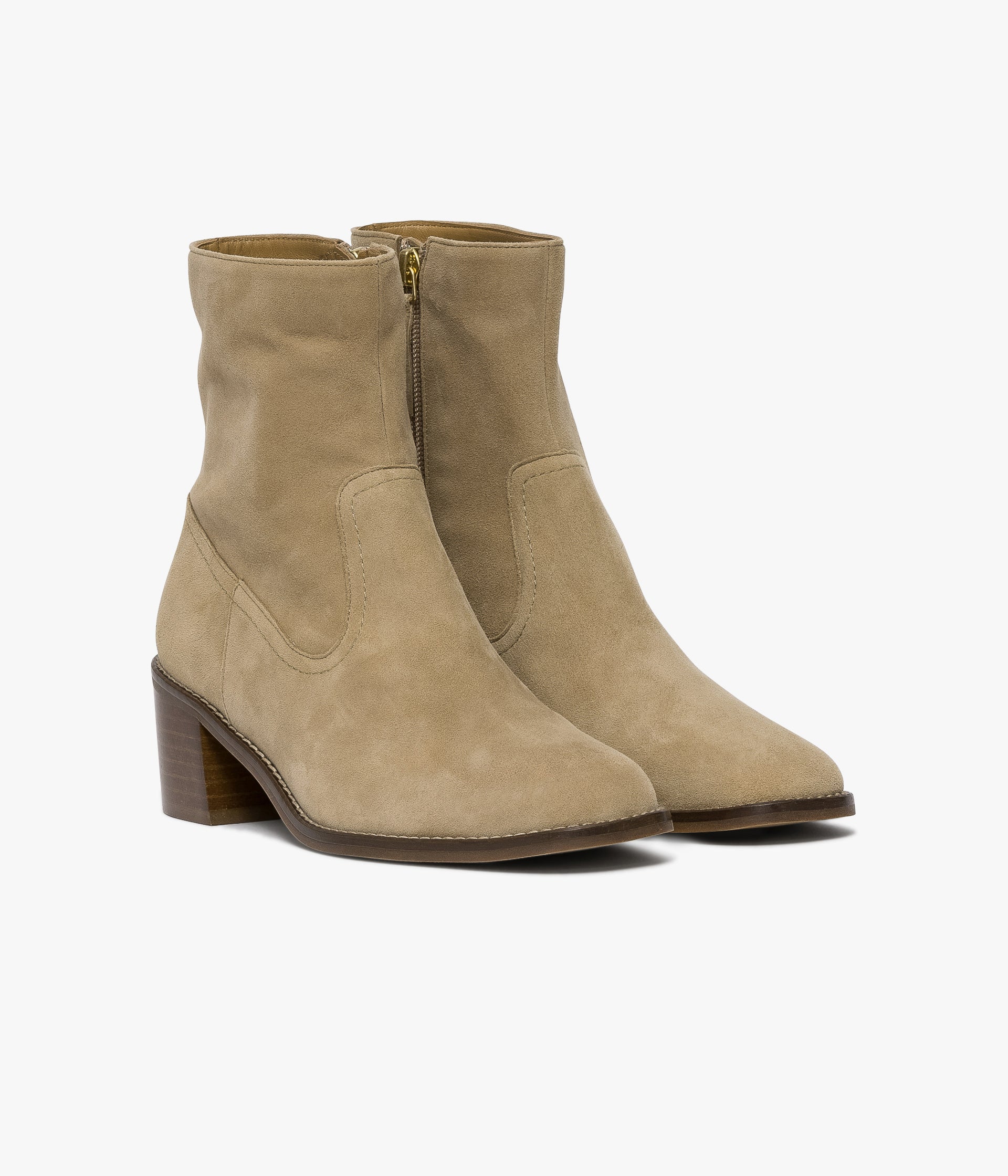 Bottines dorées bocage clearance