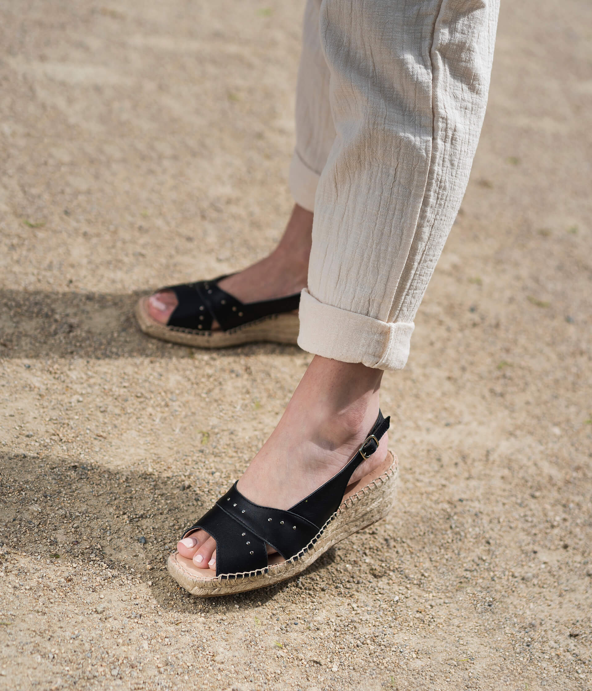 Sandales discount compensées bocage