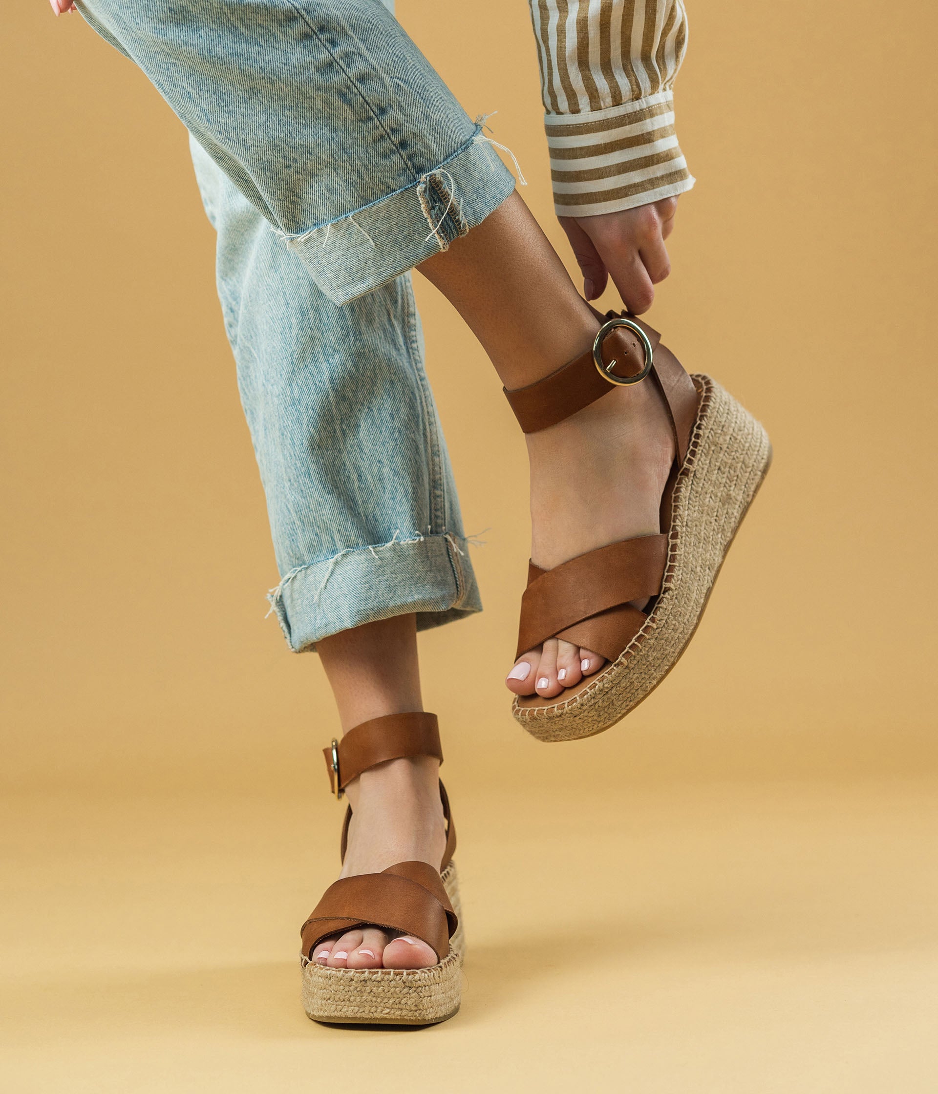 Sandale femme compensee clearance