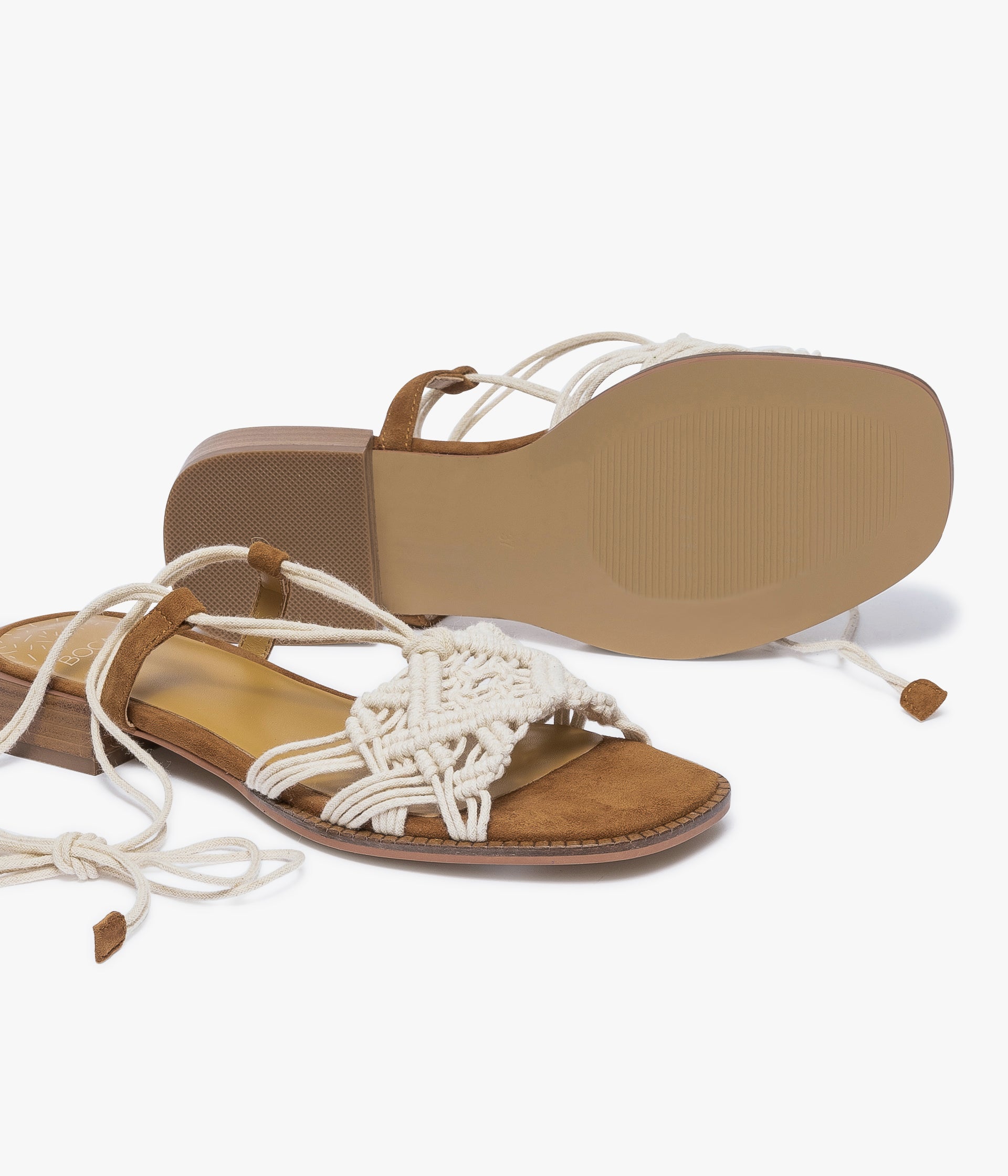 Sandale macramé pour femme 2025