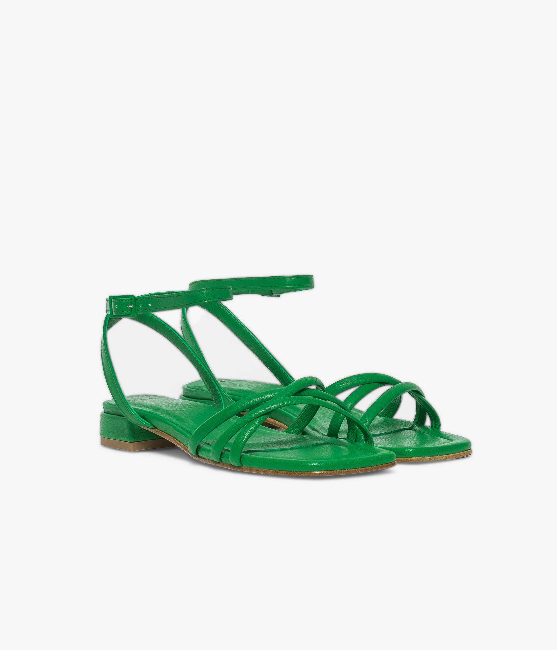 SANDALE JENNY VERT Outlet Femme Bocage
