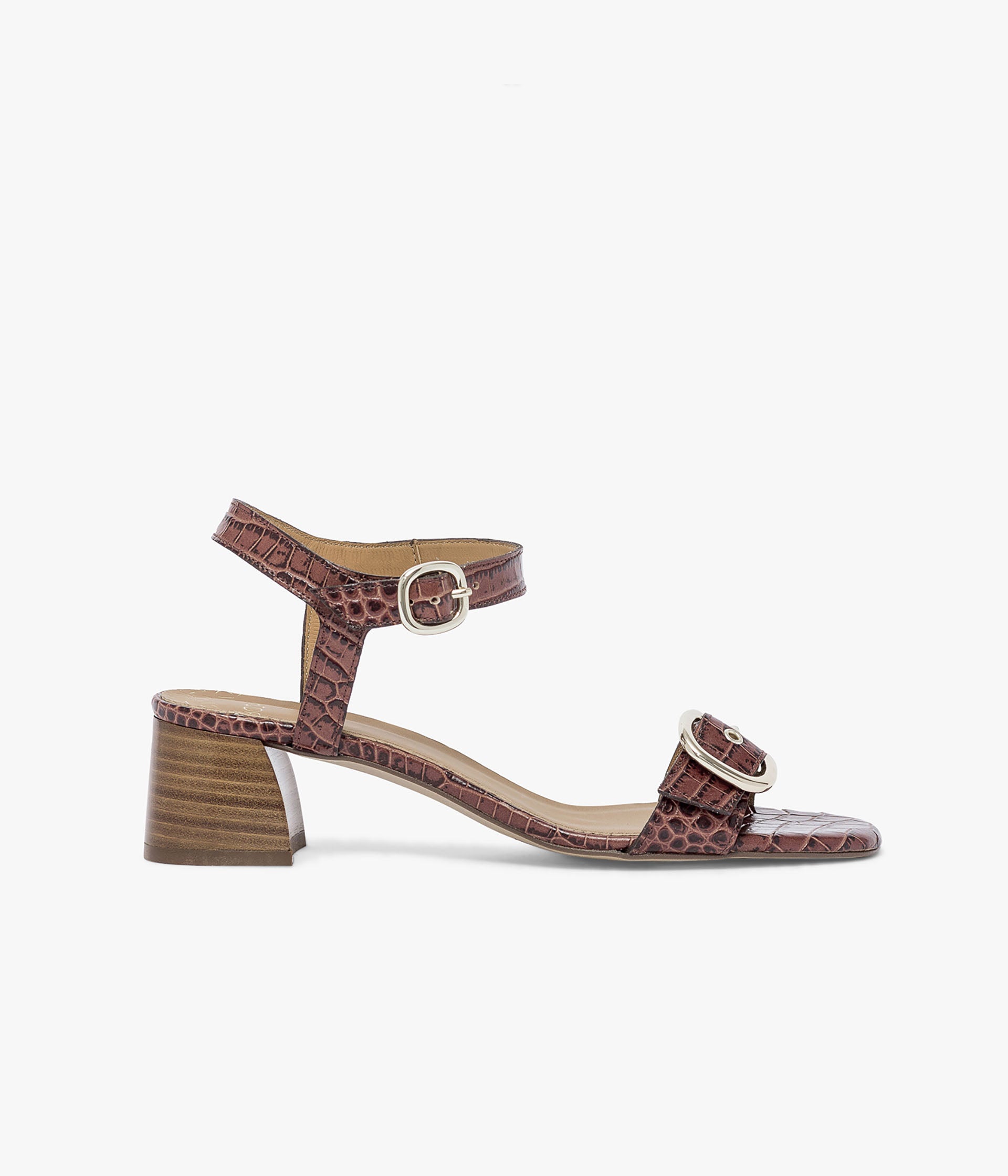 Sandale discount a boucle