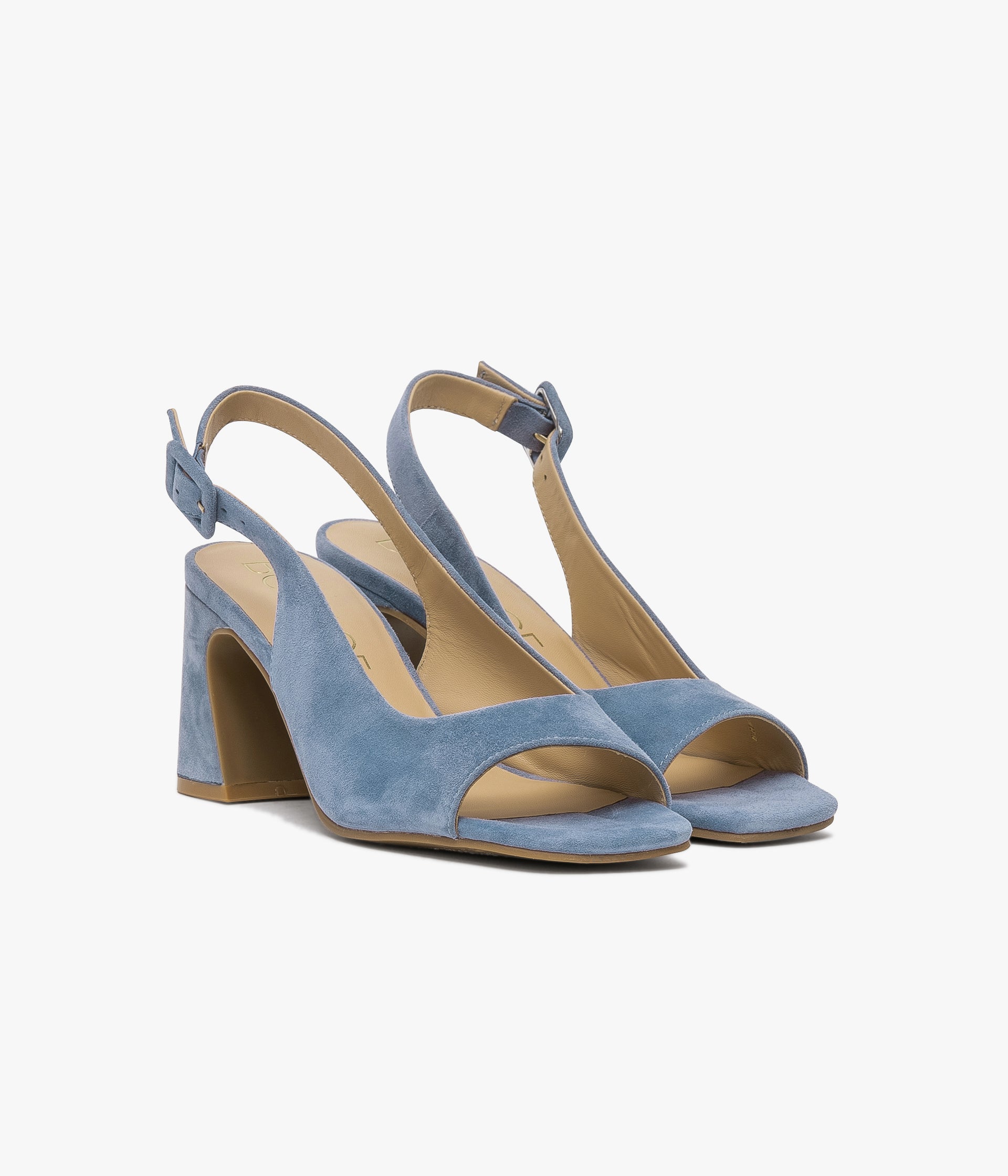 SANDALE POESIE BLEU Sandales talon Femme Bocage