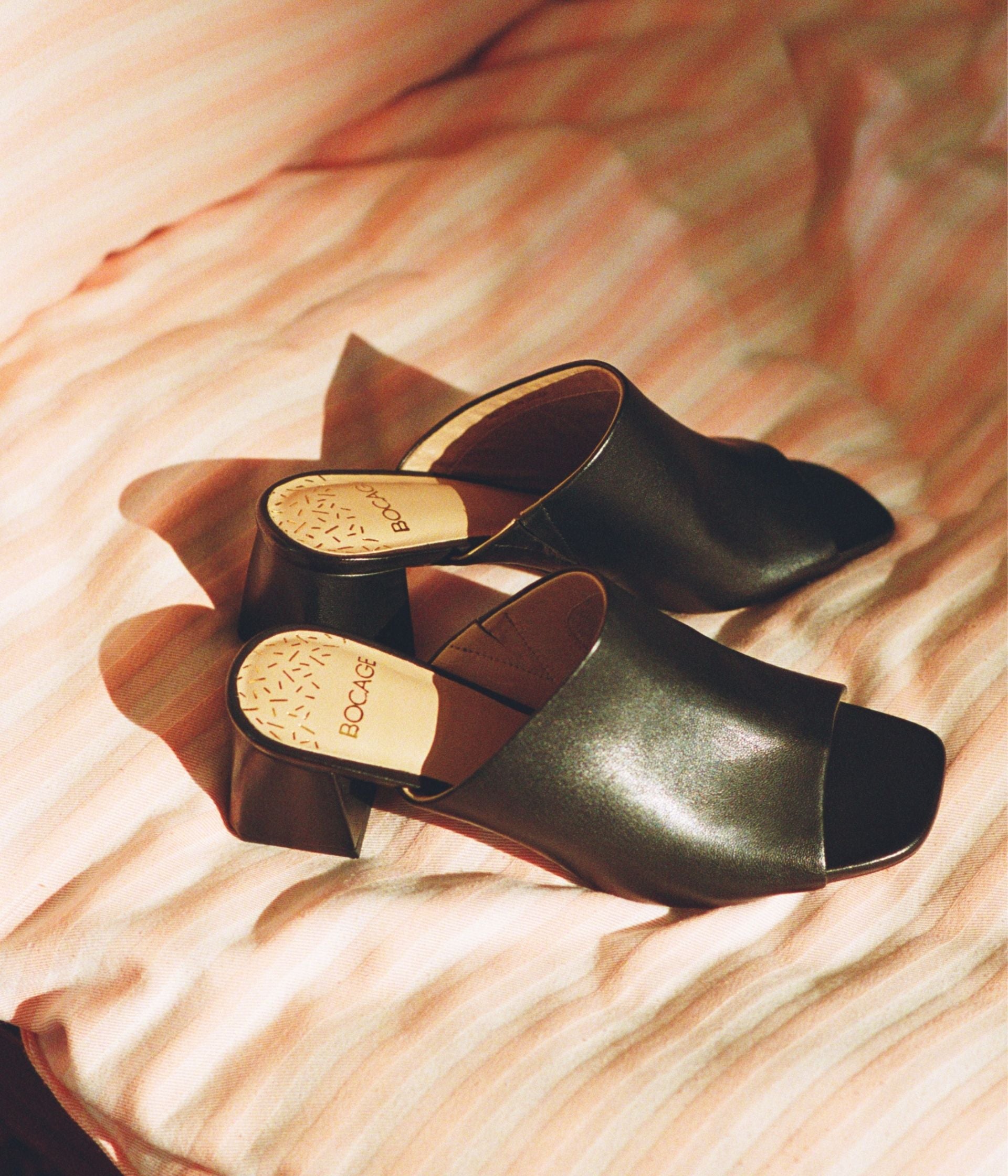 Mules discount femme noir