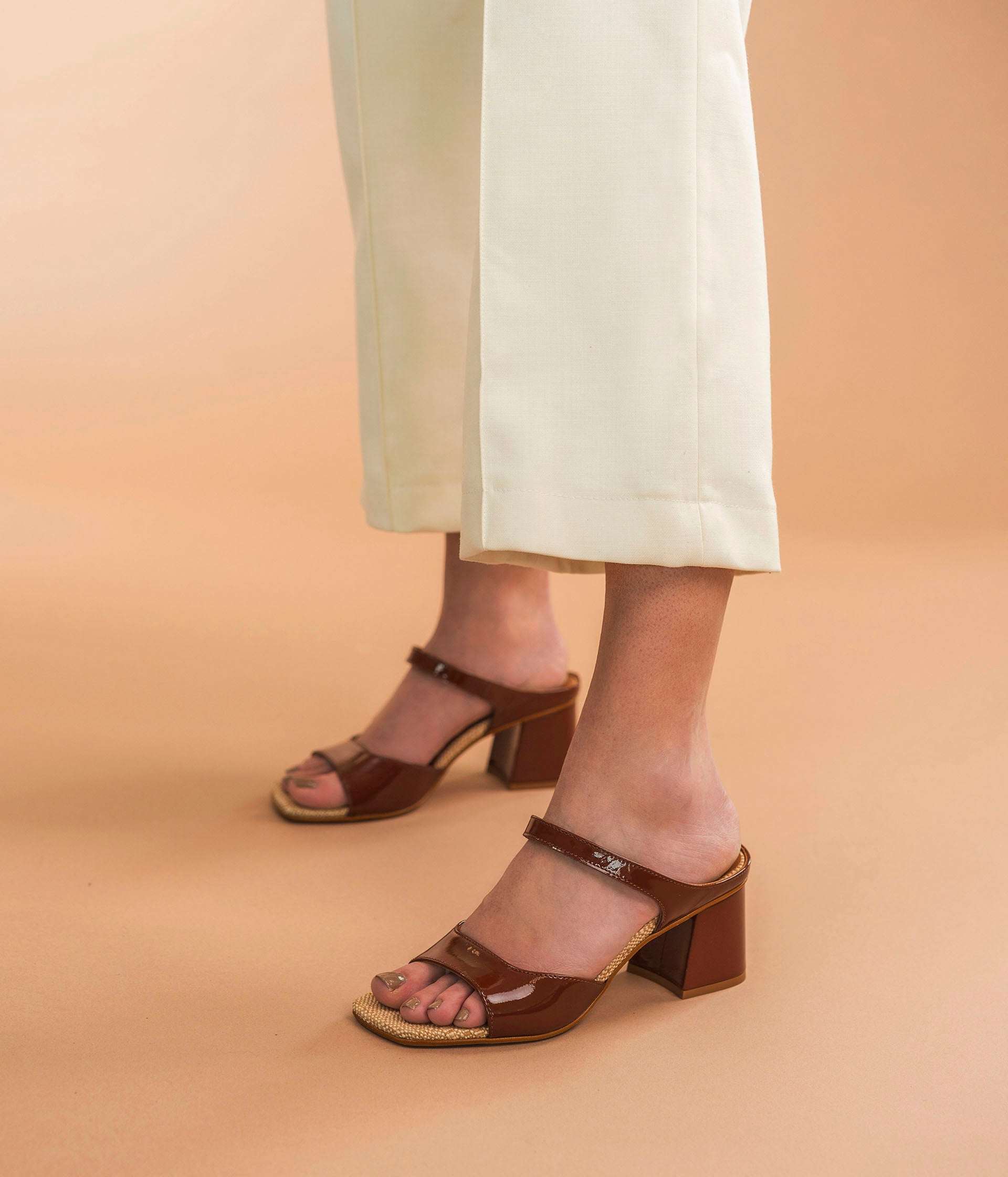 MULE VANIA COGNAC Sandales Femme Bocage