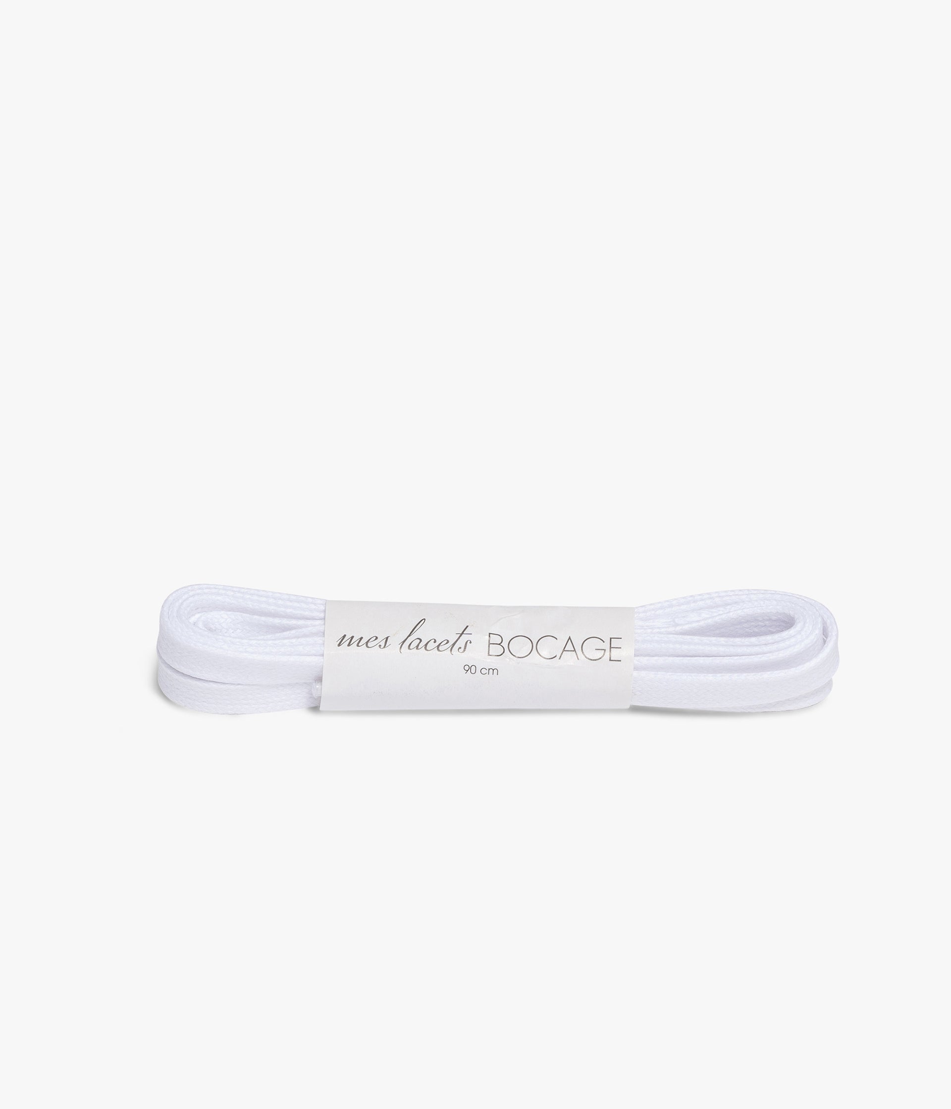 Lacets plats blancs Lacets Produits d entretien Bocage