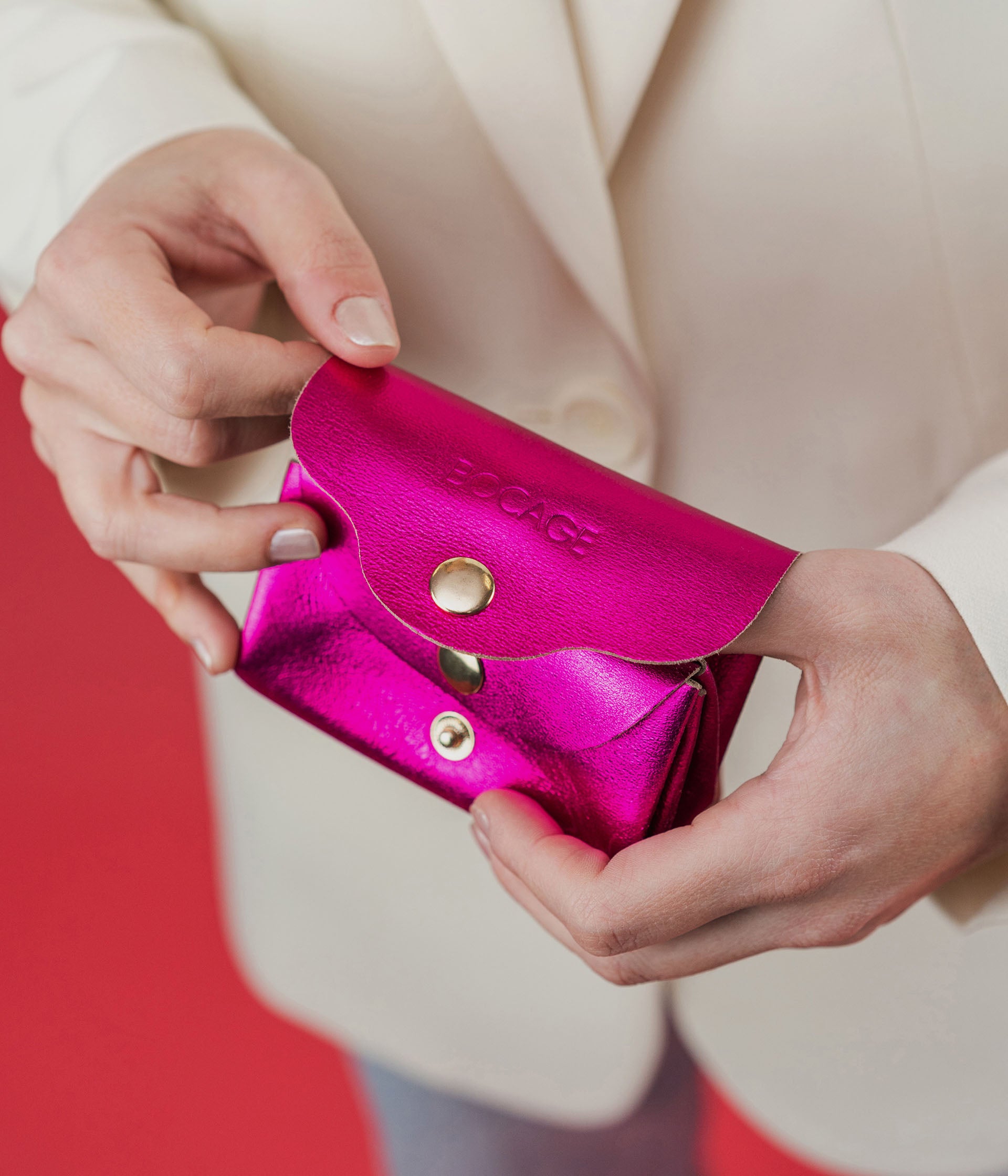 PORTE MONNAIE JALOGNA FUCHSIA Petite maroquinerie Maroquinerie Bocage