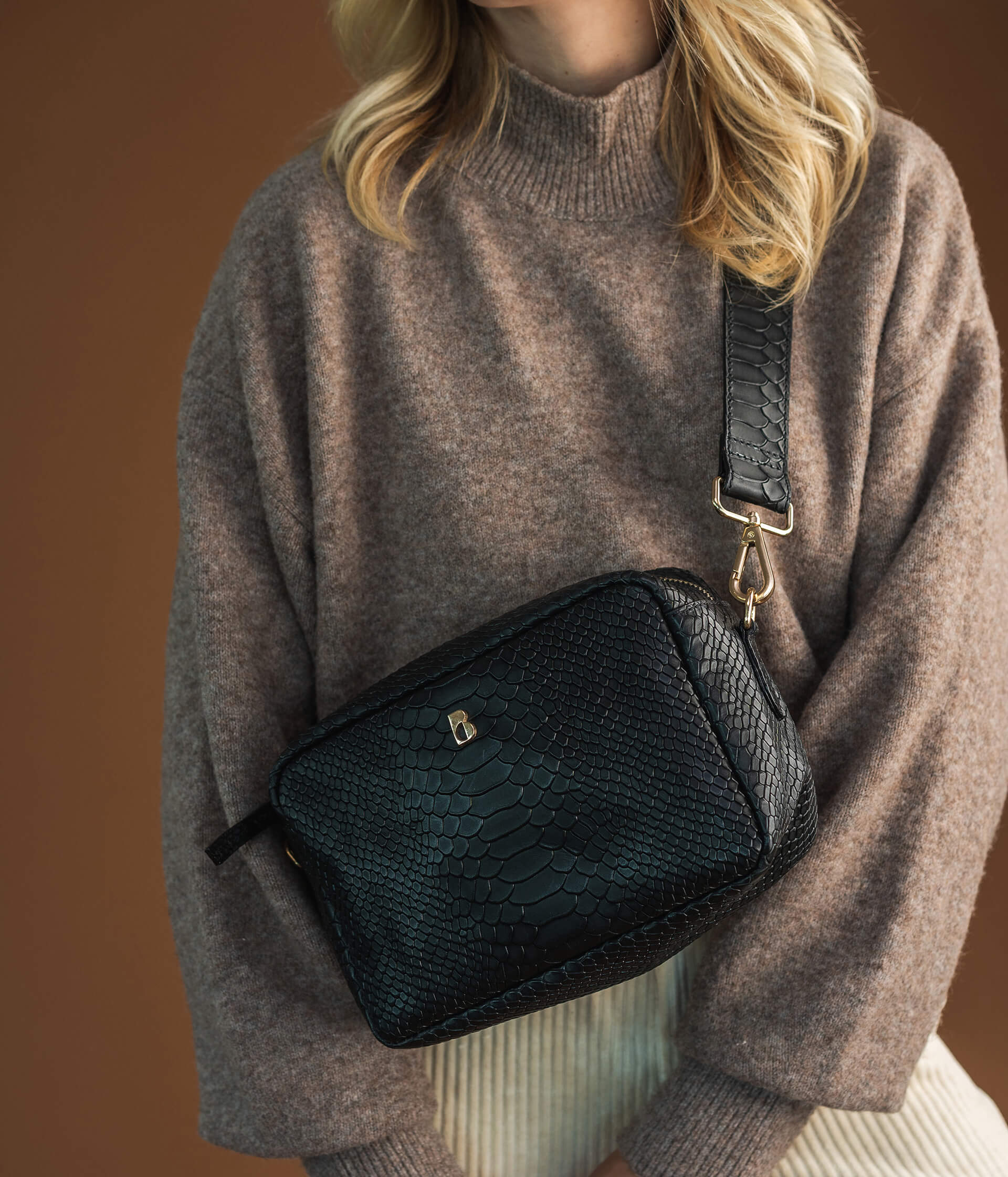 SAC AMITIE NOIR Petit format Maroquinerie Bocage