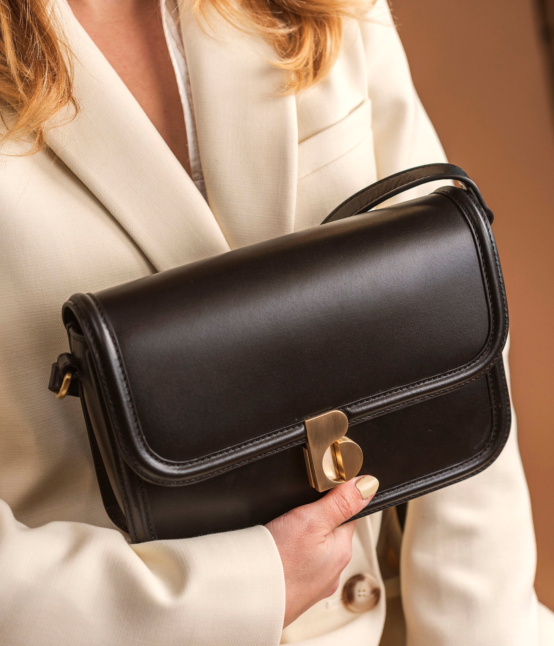 SAC ABBY NOIR Petit format Maroquinerie Bocage
